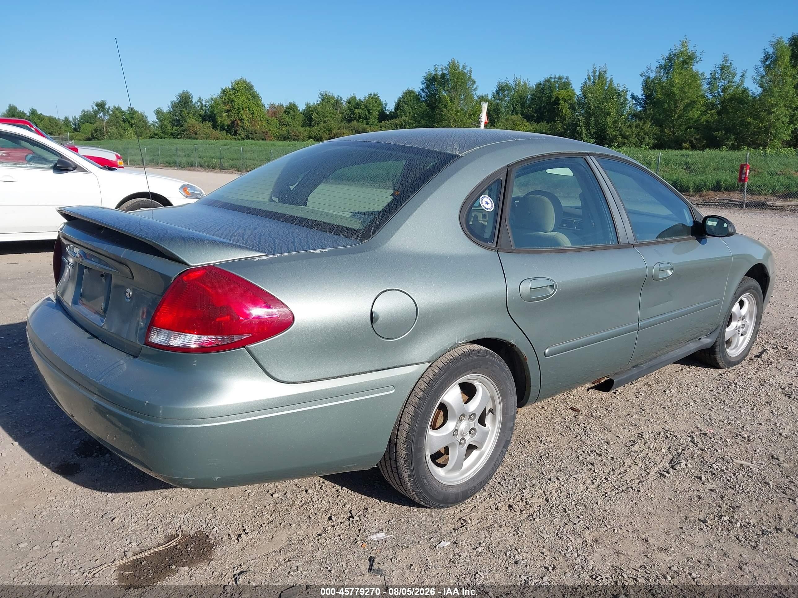 2006 Ford Taurus Se Light Blue vin: 1FAFP53UX6A165225