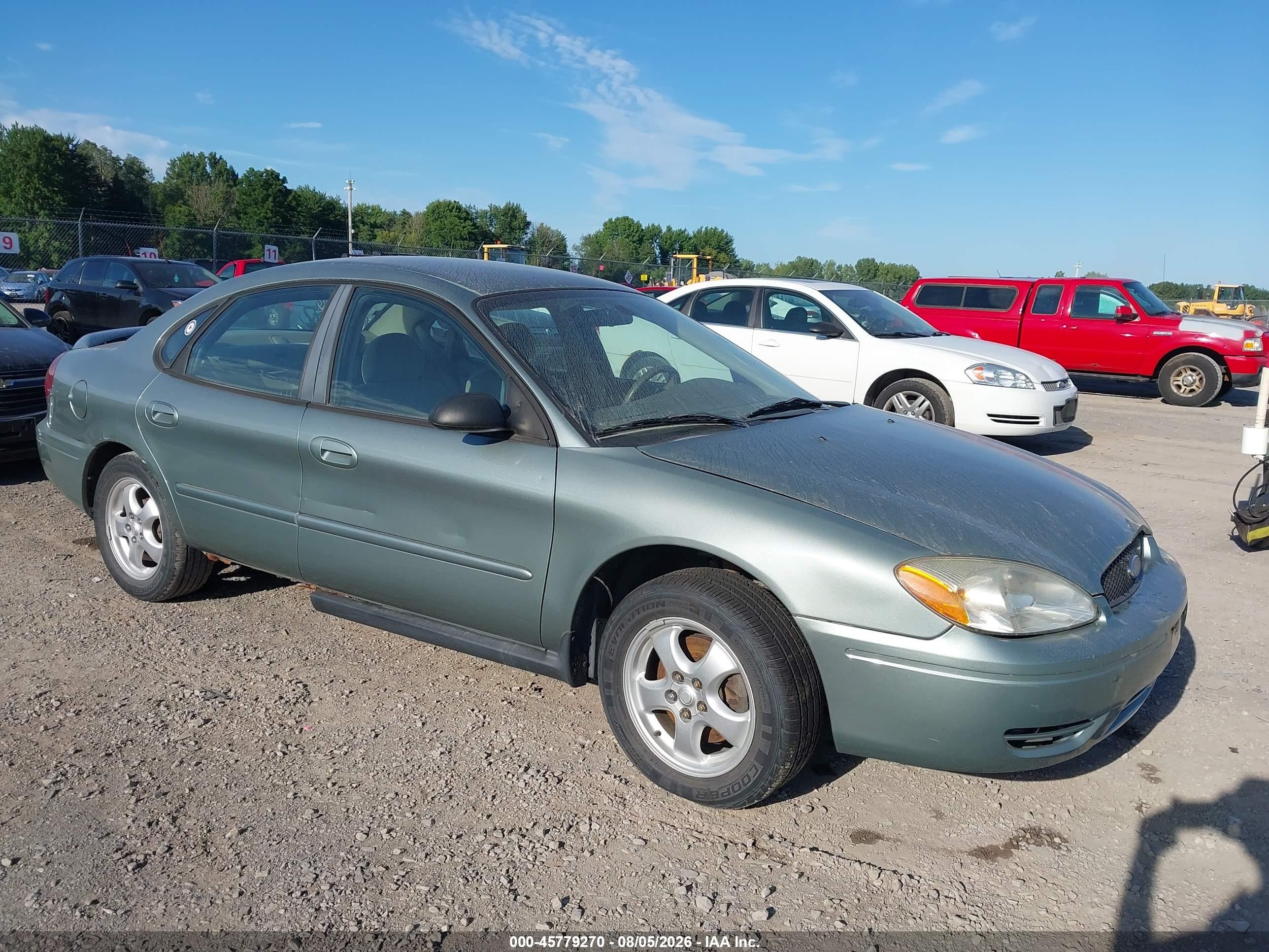 2006 Ford Taurus Se Light Blue vin: 1FAFP53UX6A165225