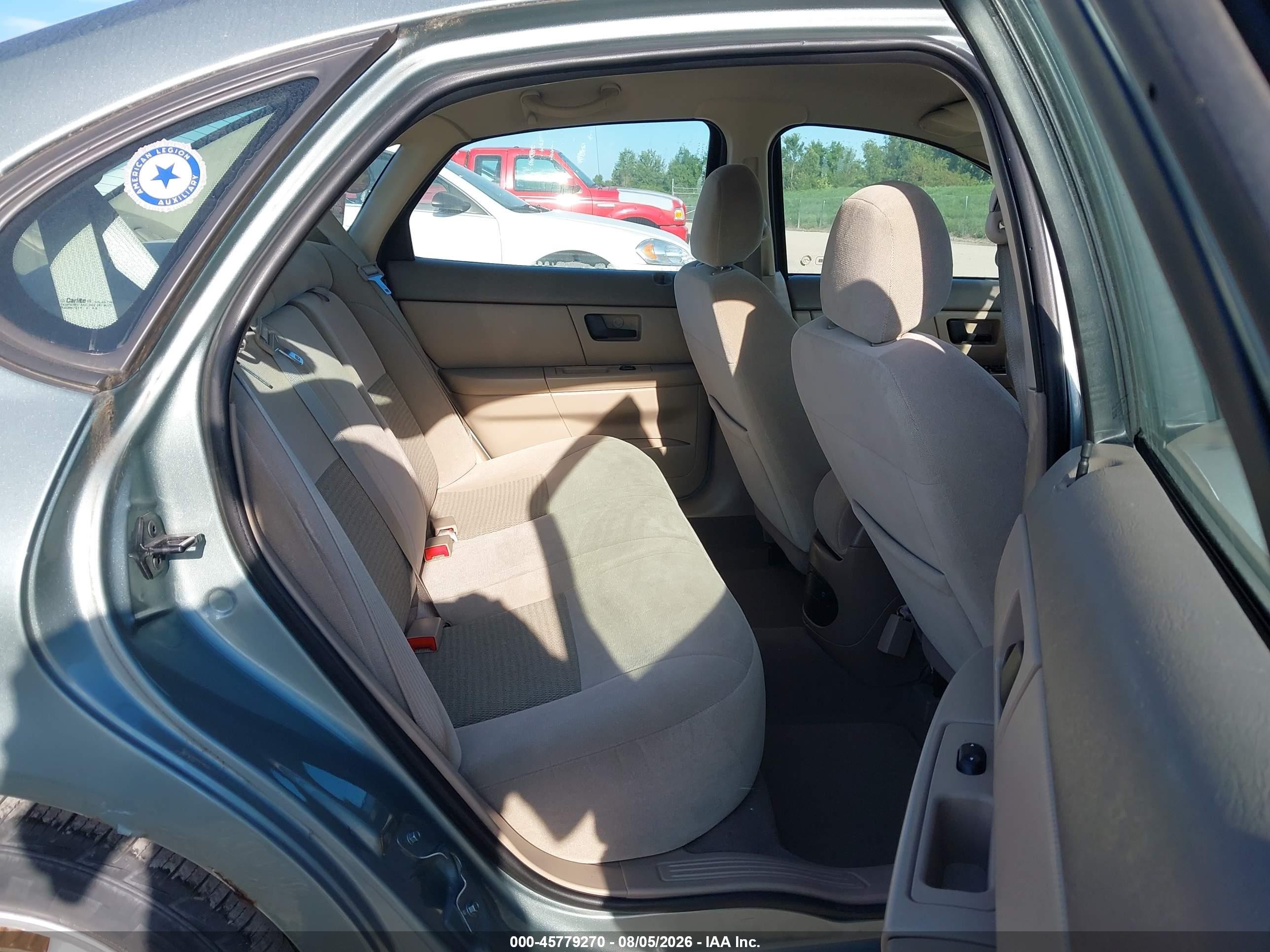 2006 Ford Taurus Se Light Blue vin: 1FAFP53UX6A165225