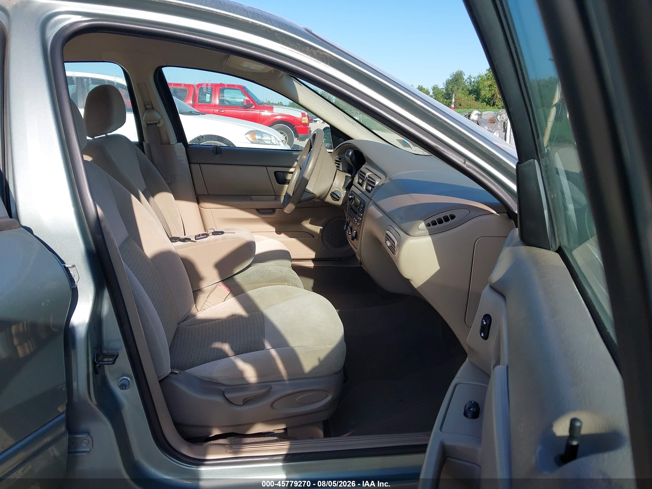 2006 Ford Taurus Se Light Blue vin: 1FAFP53UX6A165225