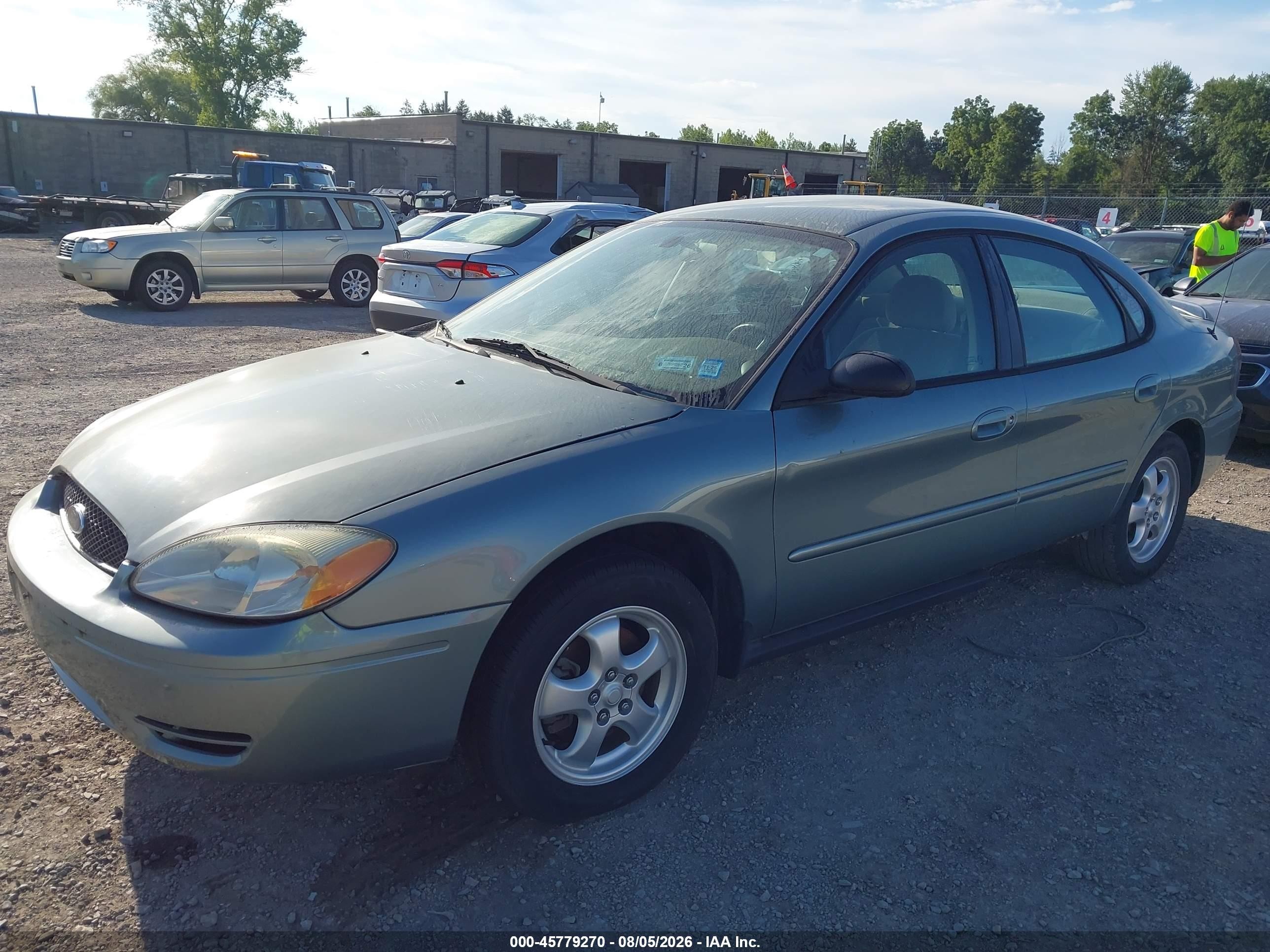 2006 Ford Taurus Se Light Blue vin: 1FAFP53UX6A165225