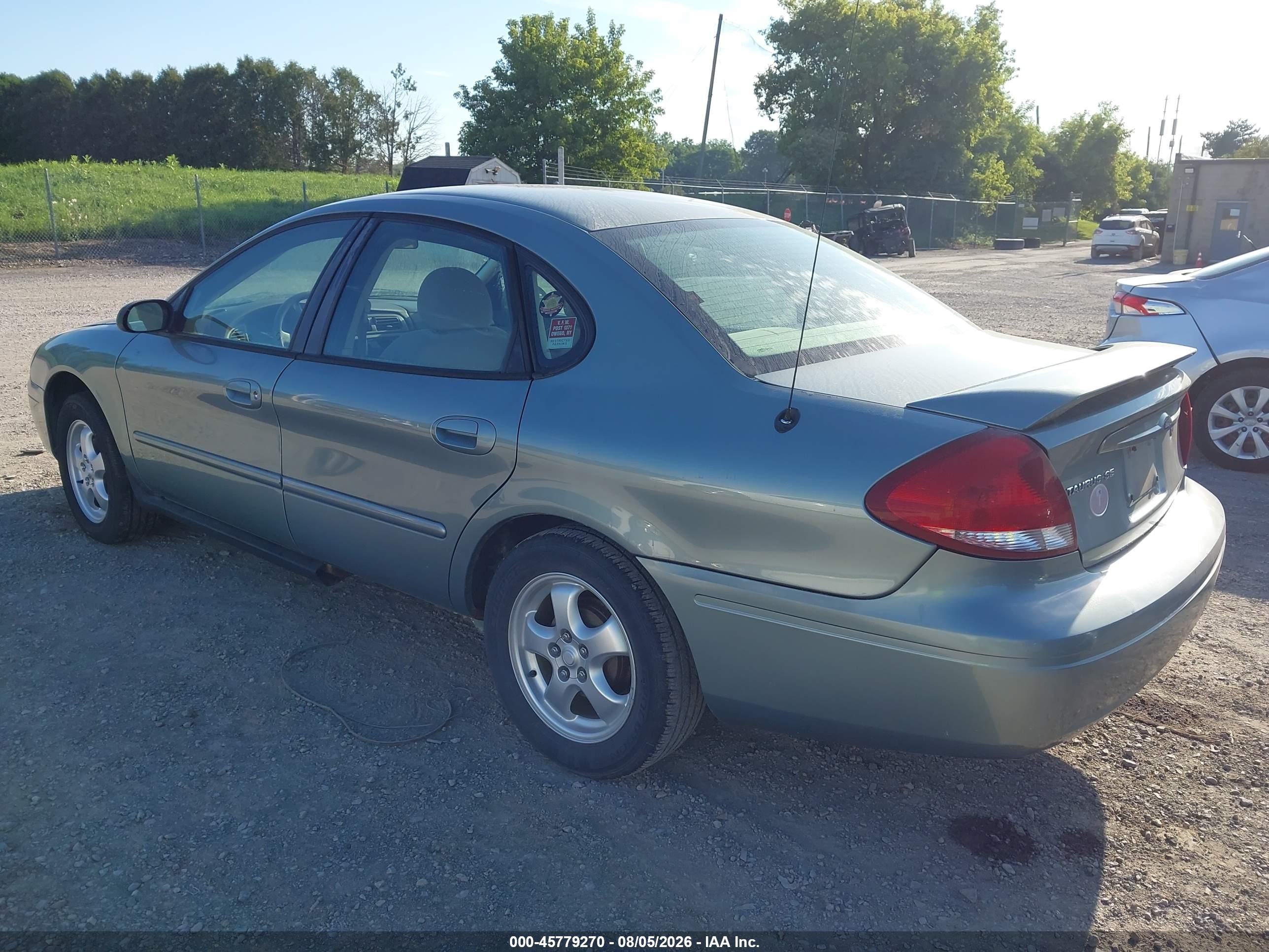 2006 Ford Taurus Se Light Blue vin: 1FAFP53UX6A165225