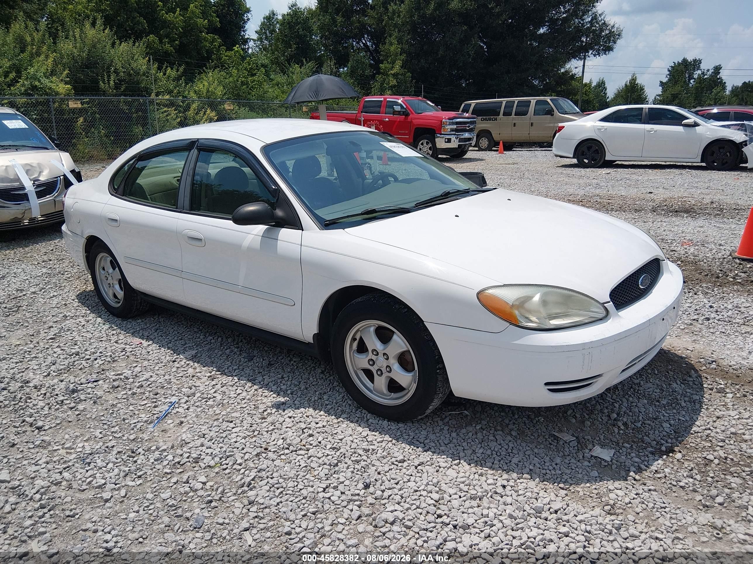 2006 Ford Taurus Se Белый vin: 1FAFP53UX6A183286