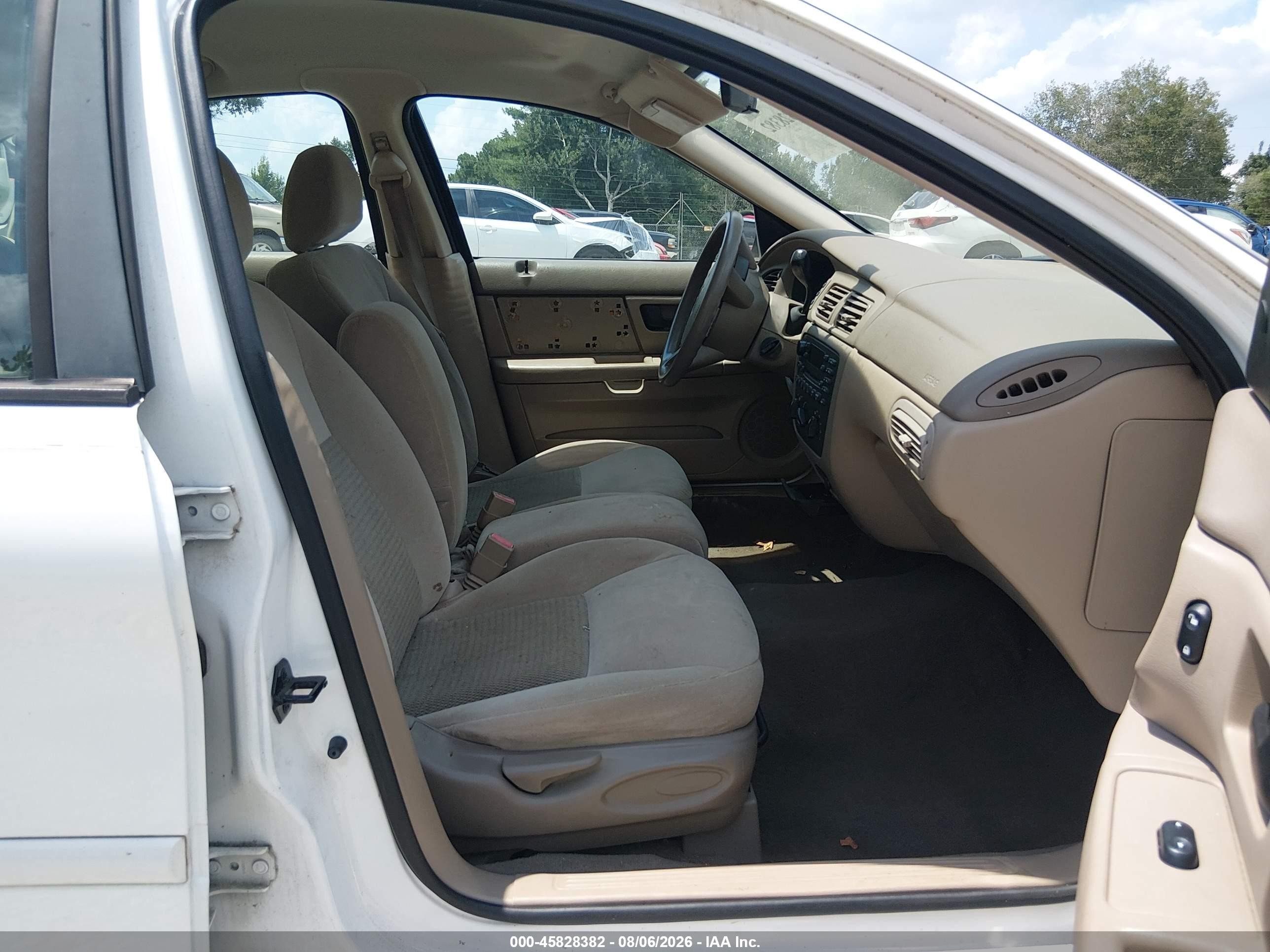 2006 Ford Taurus Se Белый vin: 1FAFP53UX6A183286