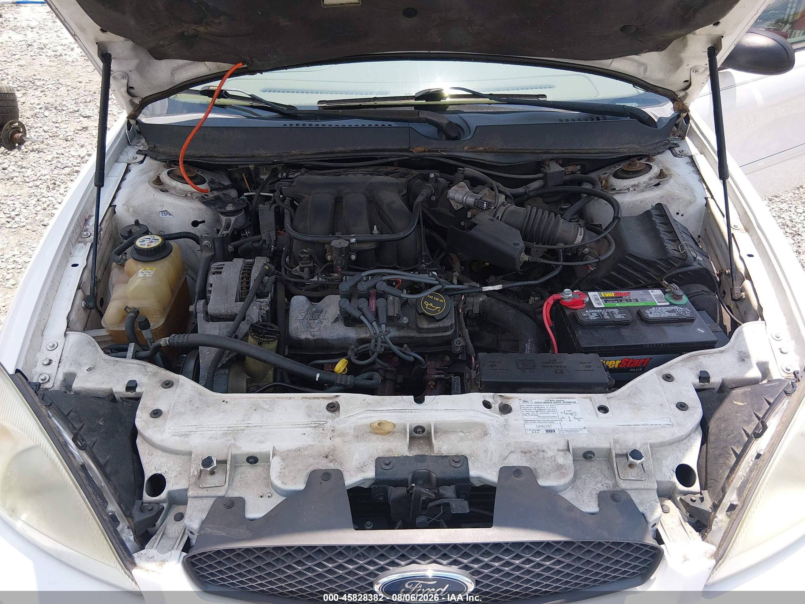 2006 Ford Taurus Se Белый vin: 1FAFP53UX6A183286