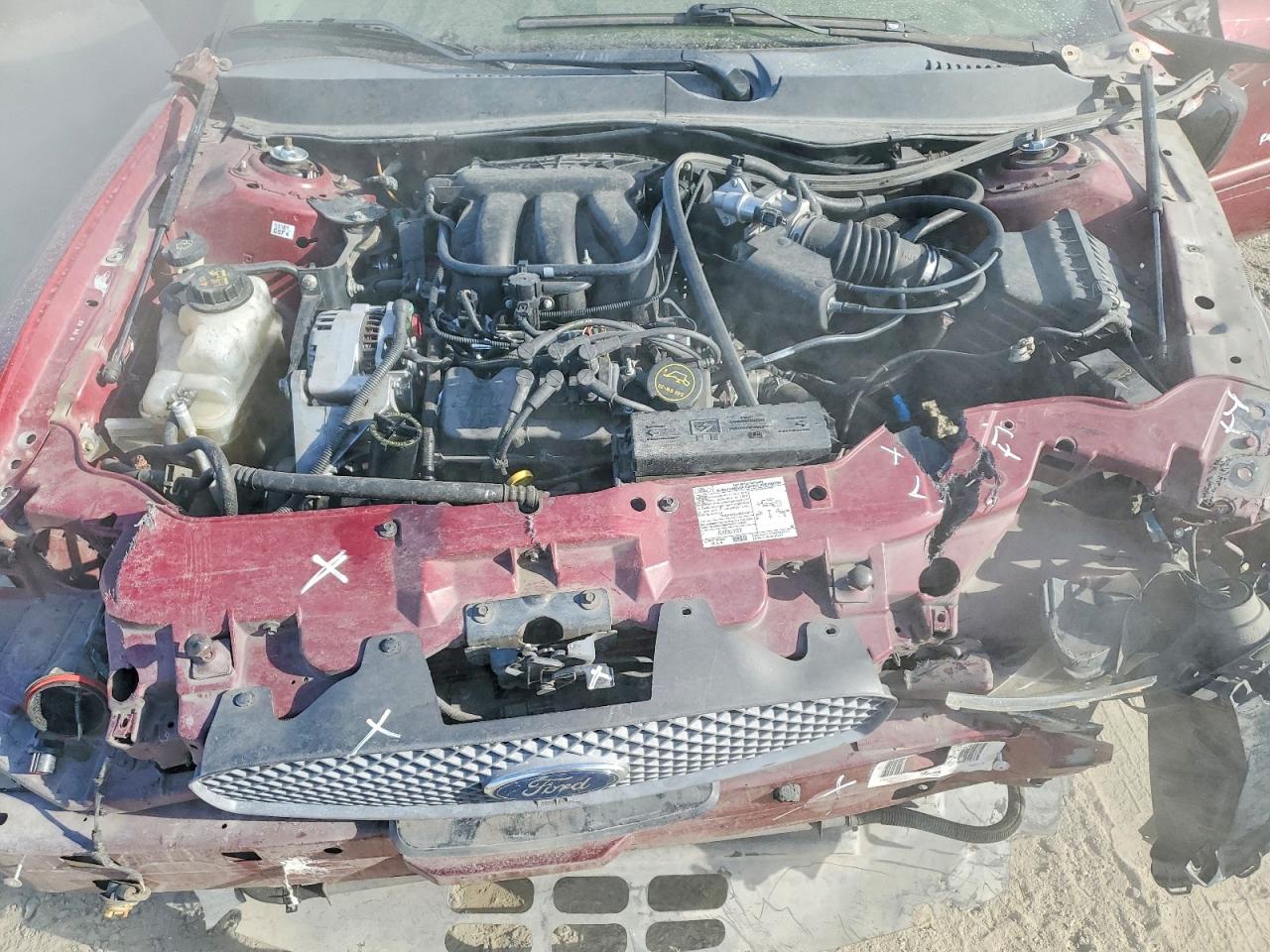 2006 Ford Taurus Se Бордовый vin: 1FAFP53UX6A188553