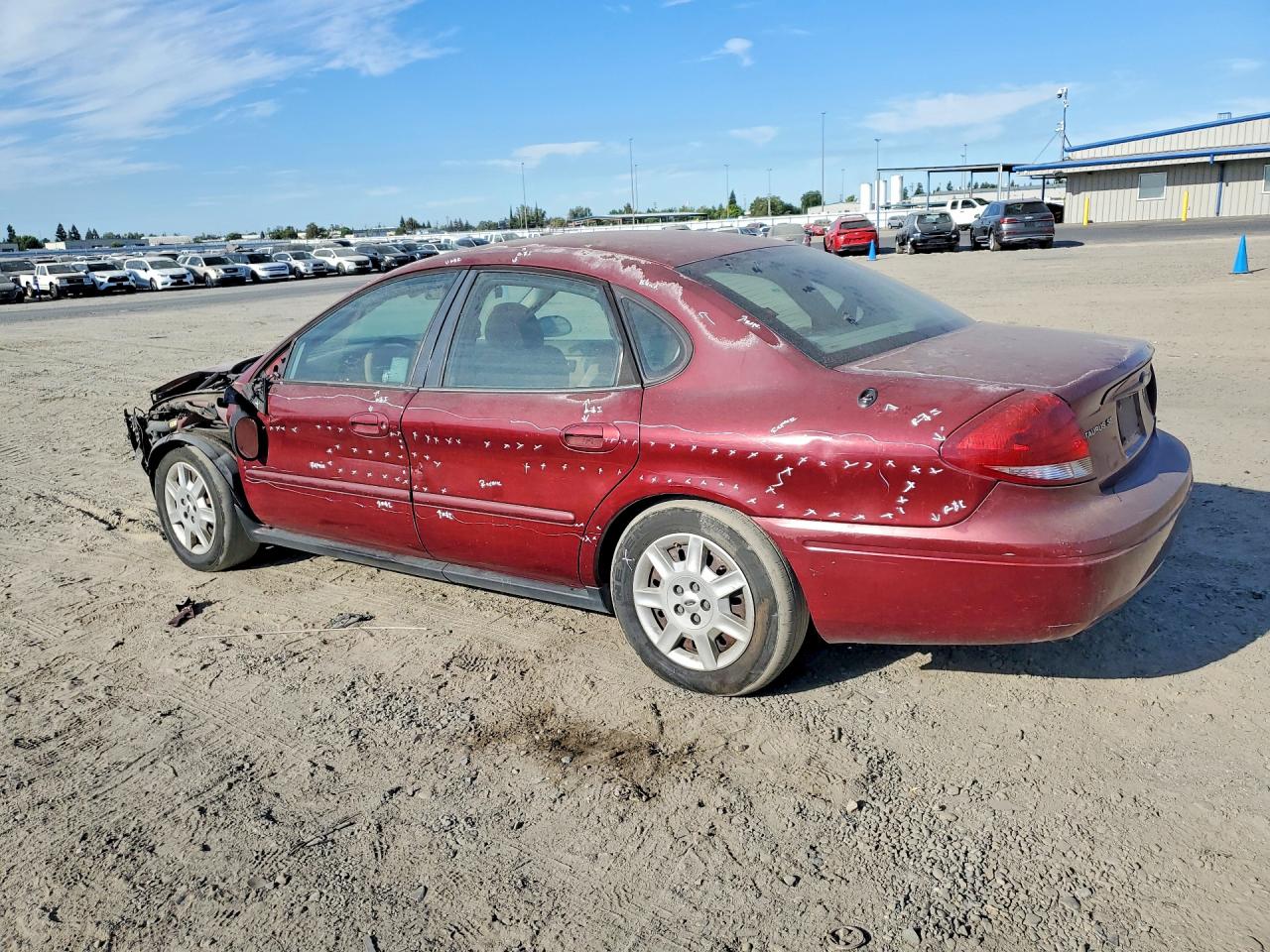 2006 Ford Taurus Se Бордовый vin: 1FAFP53UX6A188553