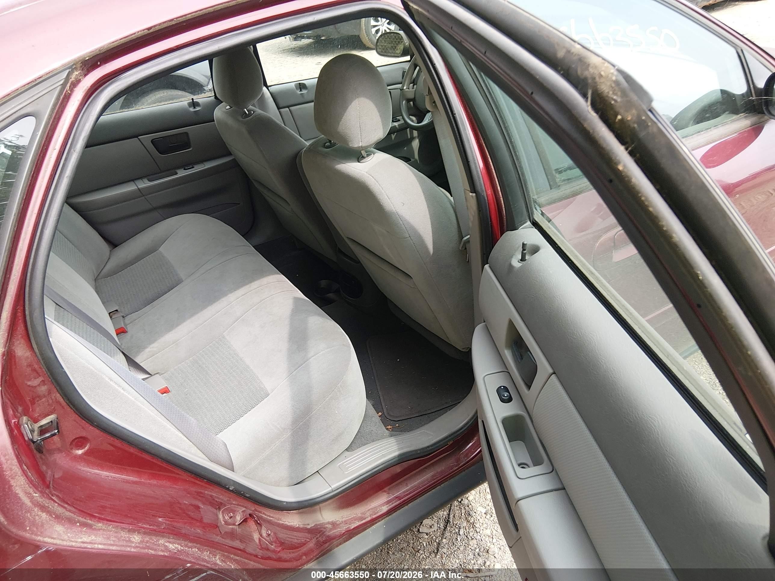 2006 Ford Taurus Se Red vin: 1FAFP53UX6A201138