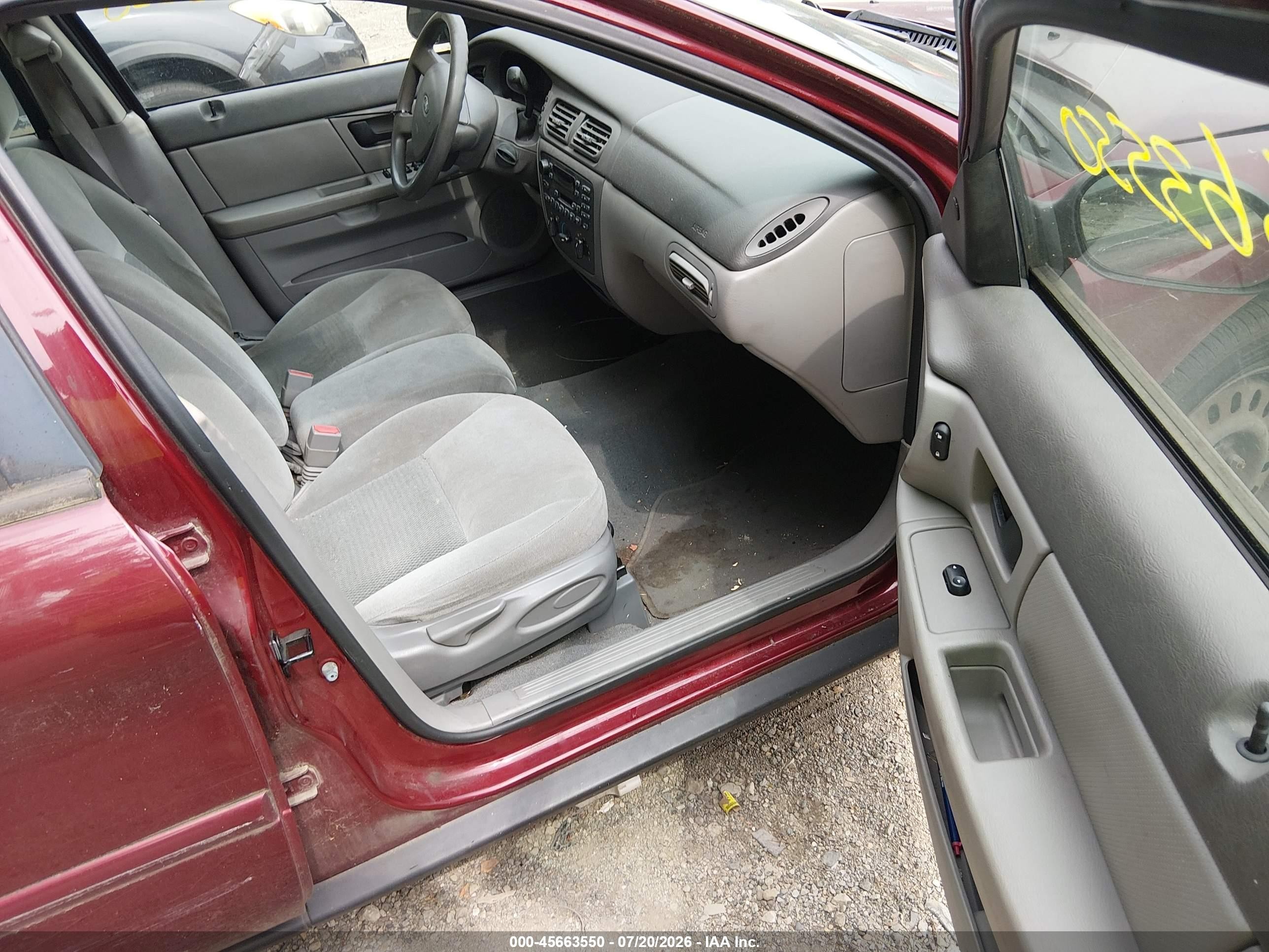 2006 Ford Taurus Se Red vin: 1FAFP53UX6A201138