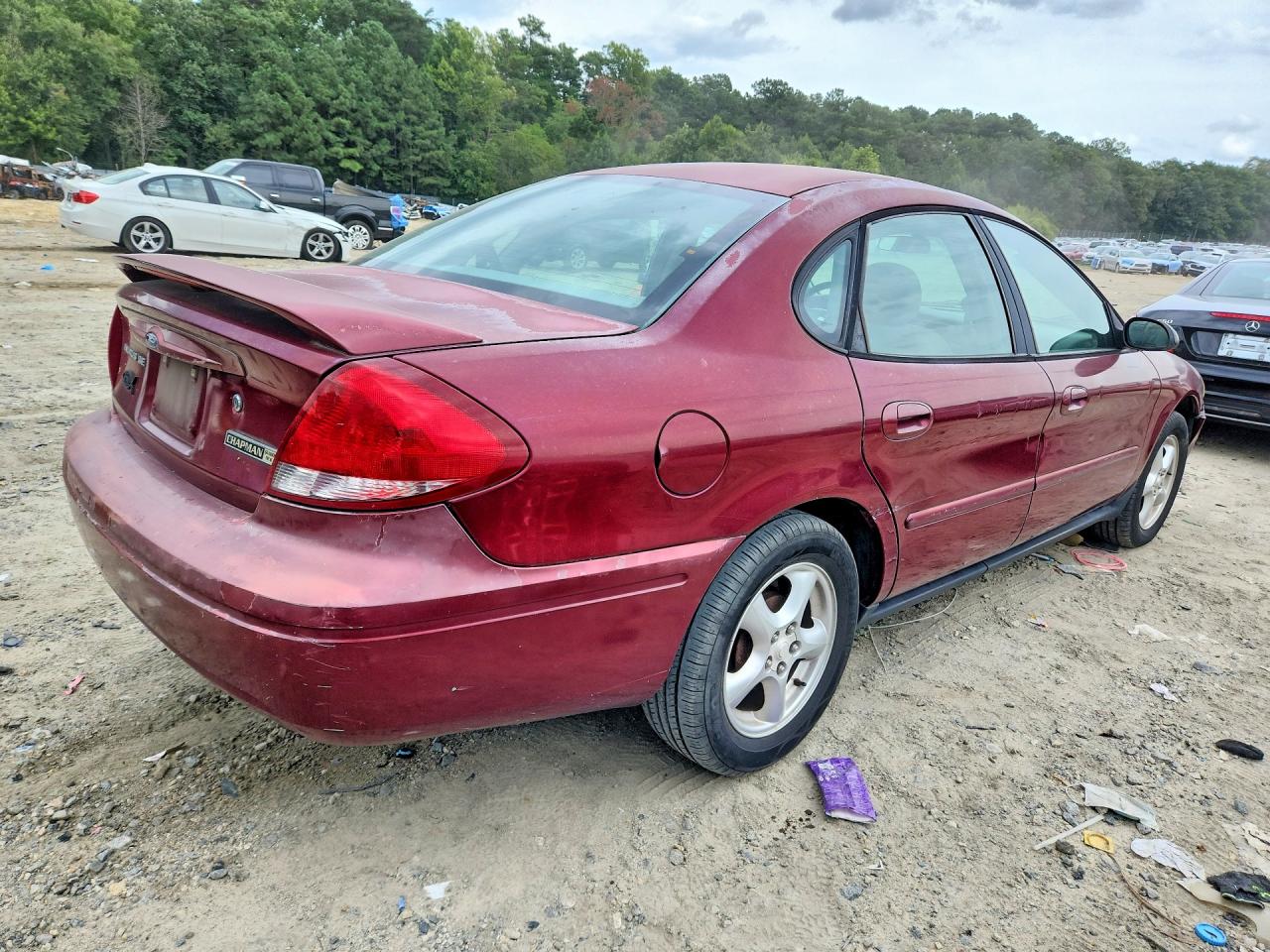 2006 Ford Taurus Se Maroon vin: 1FAFP53UX6A204279