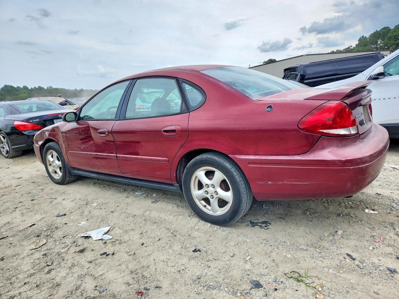 2006 Ford Taurus Se Maroon vin: 1FAFP53UX6A204279