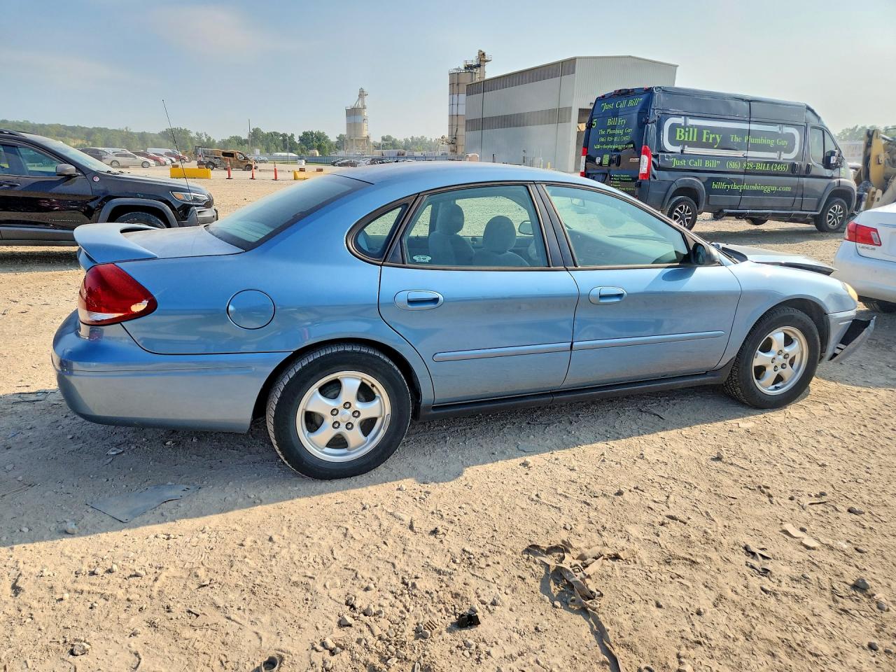 2006 Ford Taurus Se Blue vin: 1FAFP53UX6A232485