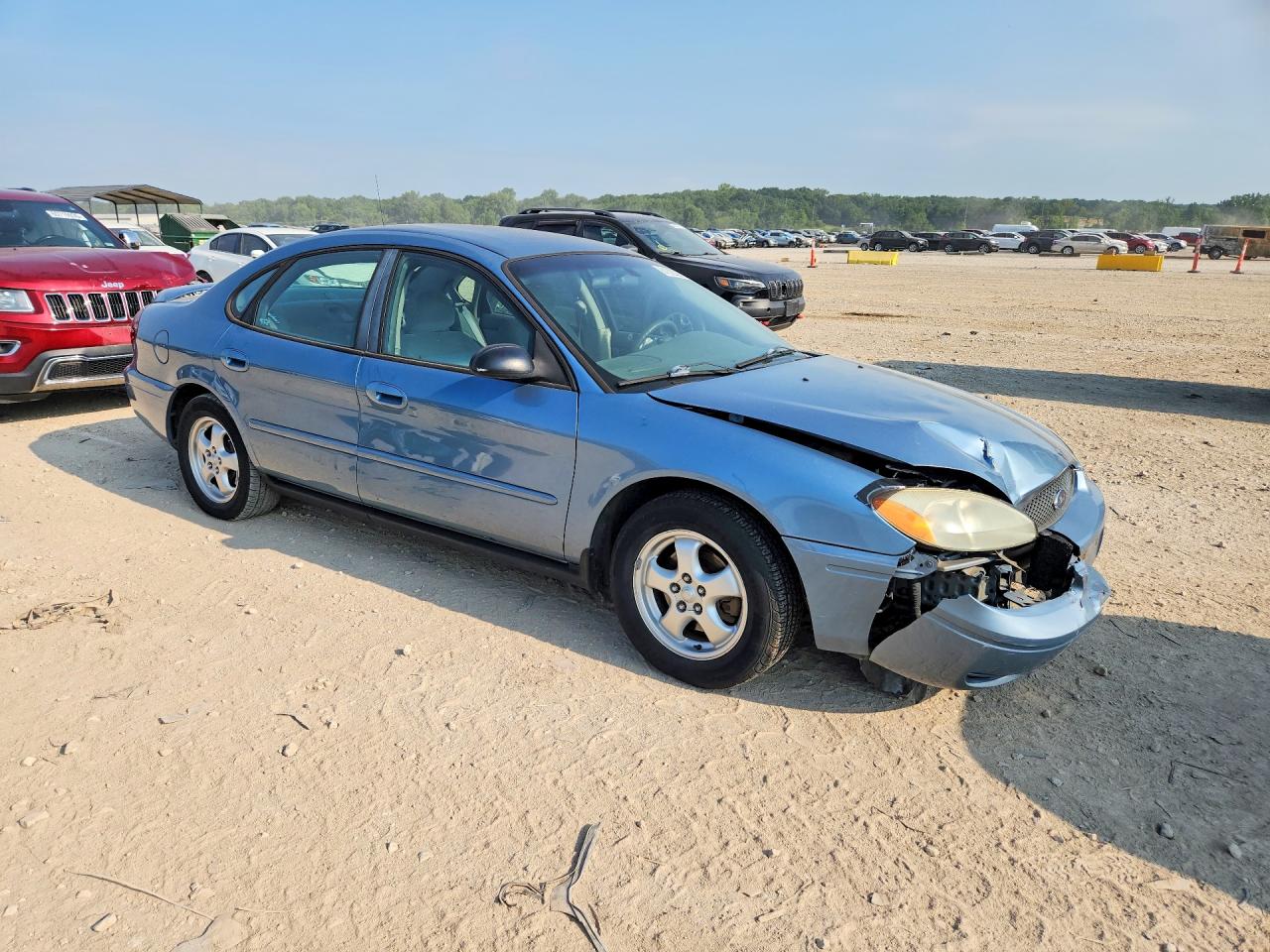 2006 Ford Taurus Se Blue vin: 1FAFP53UX6A232485