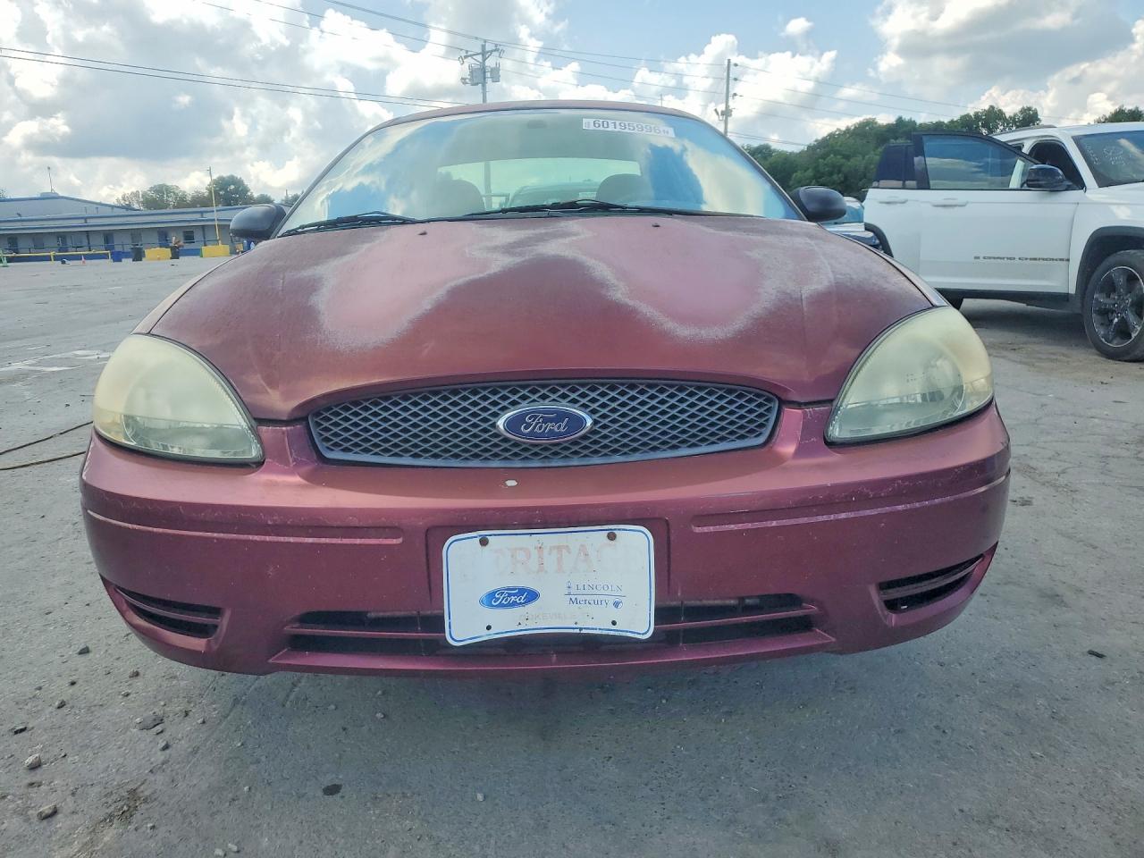 2006 Ford Taurus Se Maroon vin: 1FAFP53UX6A242532