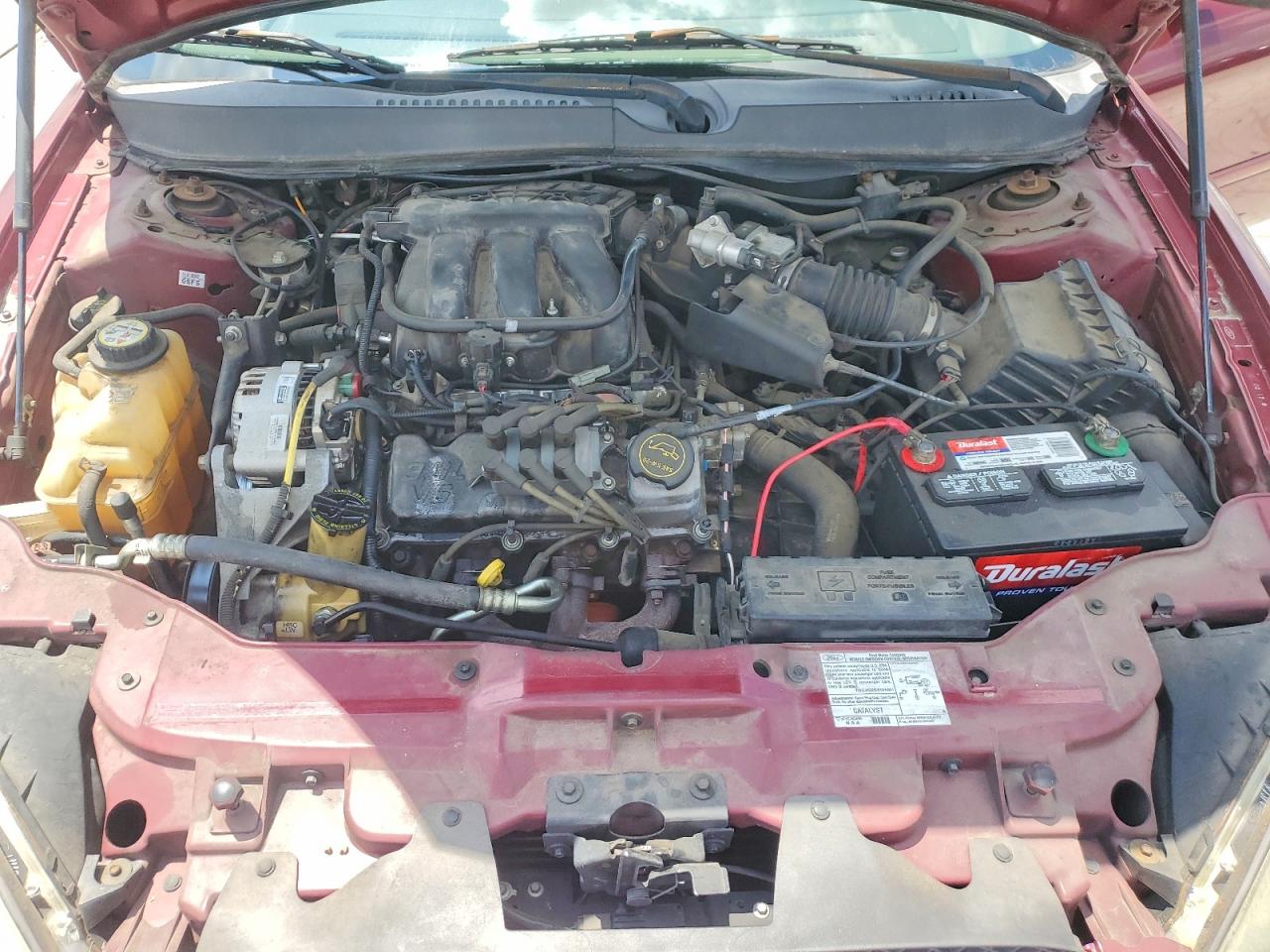 2006 Ford Taurus Se Maroon vin: 1FAFP53UX6A242532