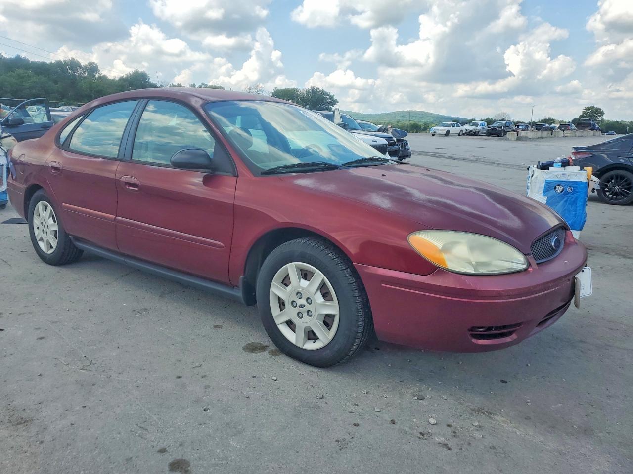 2006 Ford Taurus Se Maroon vin: 1FAFP53UX6A242532