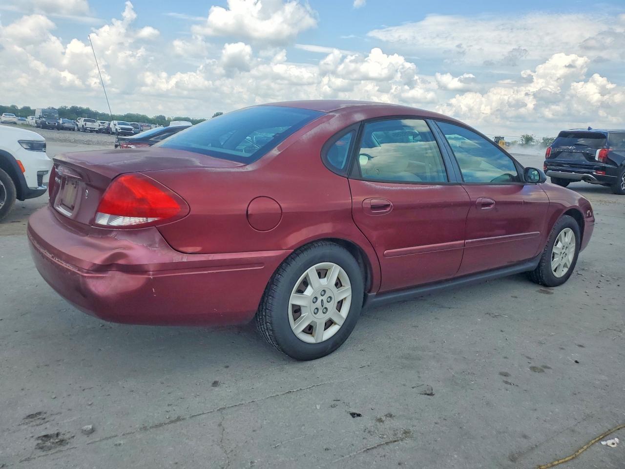 2006 Ford Taurus Se Maroon vin: 1FAFP53UX6A242532