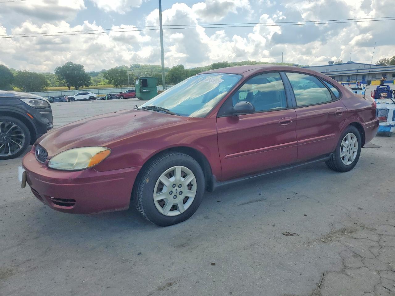 2006 Ford Taurus Se Maroon vin: 1FAFP53UX6A242532