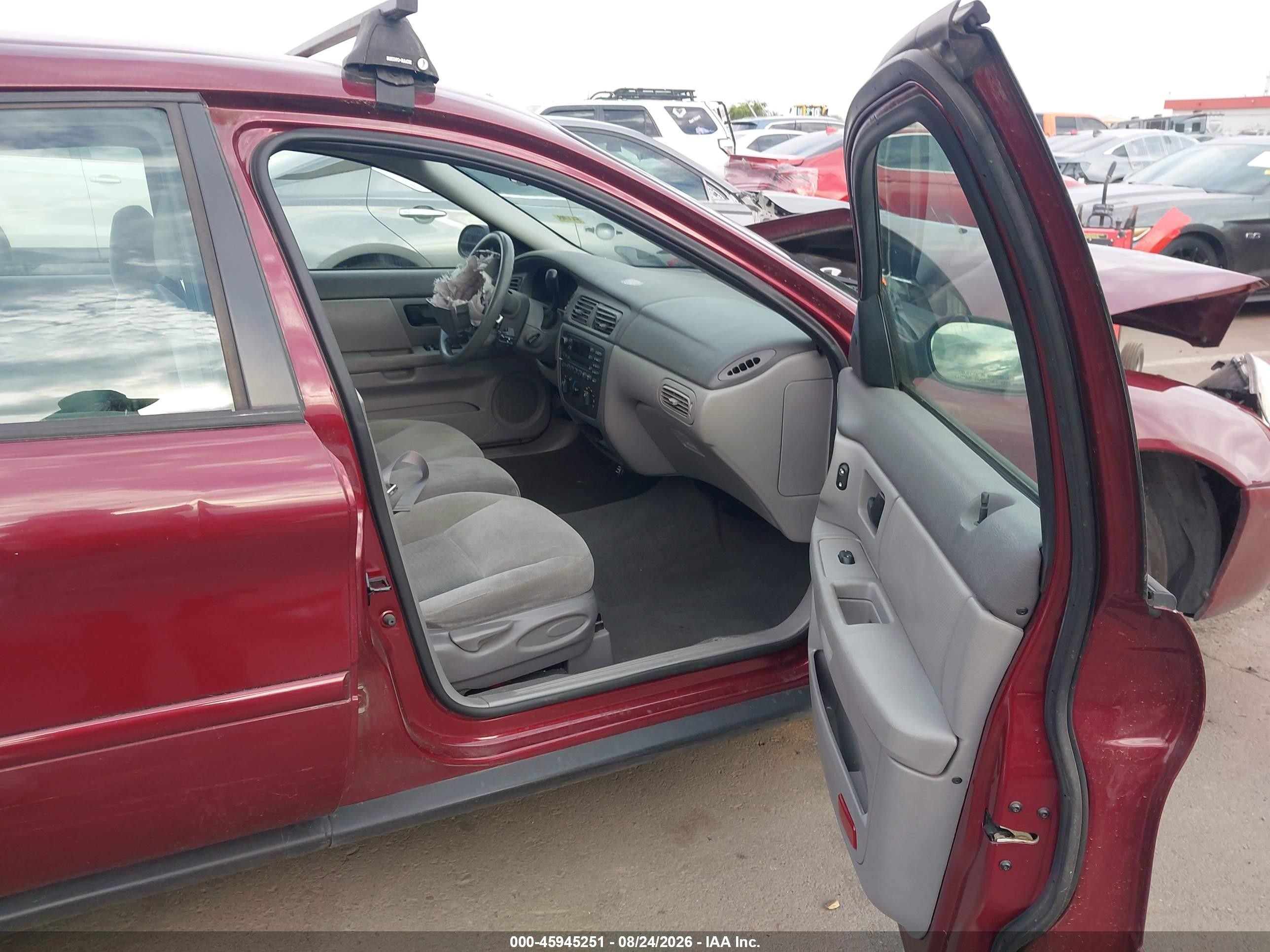 2007 Ford Taurus Se Red vin: 1FAFP53UX7A112123