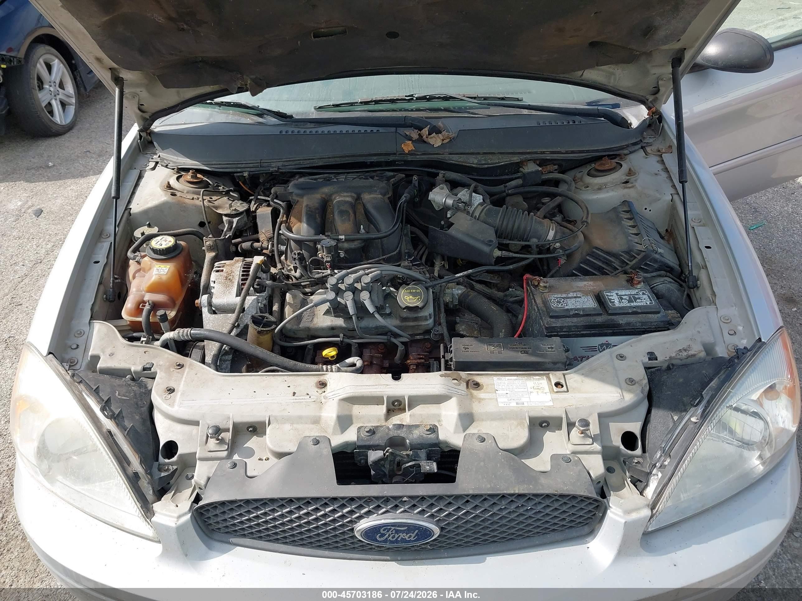 2007 Ford Taurus Se Silver vin: 1FAFP53UX7A213839