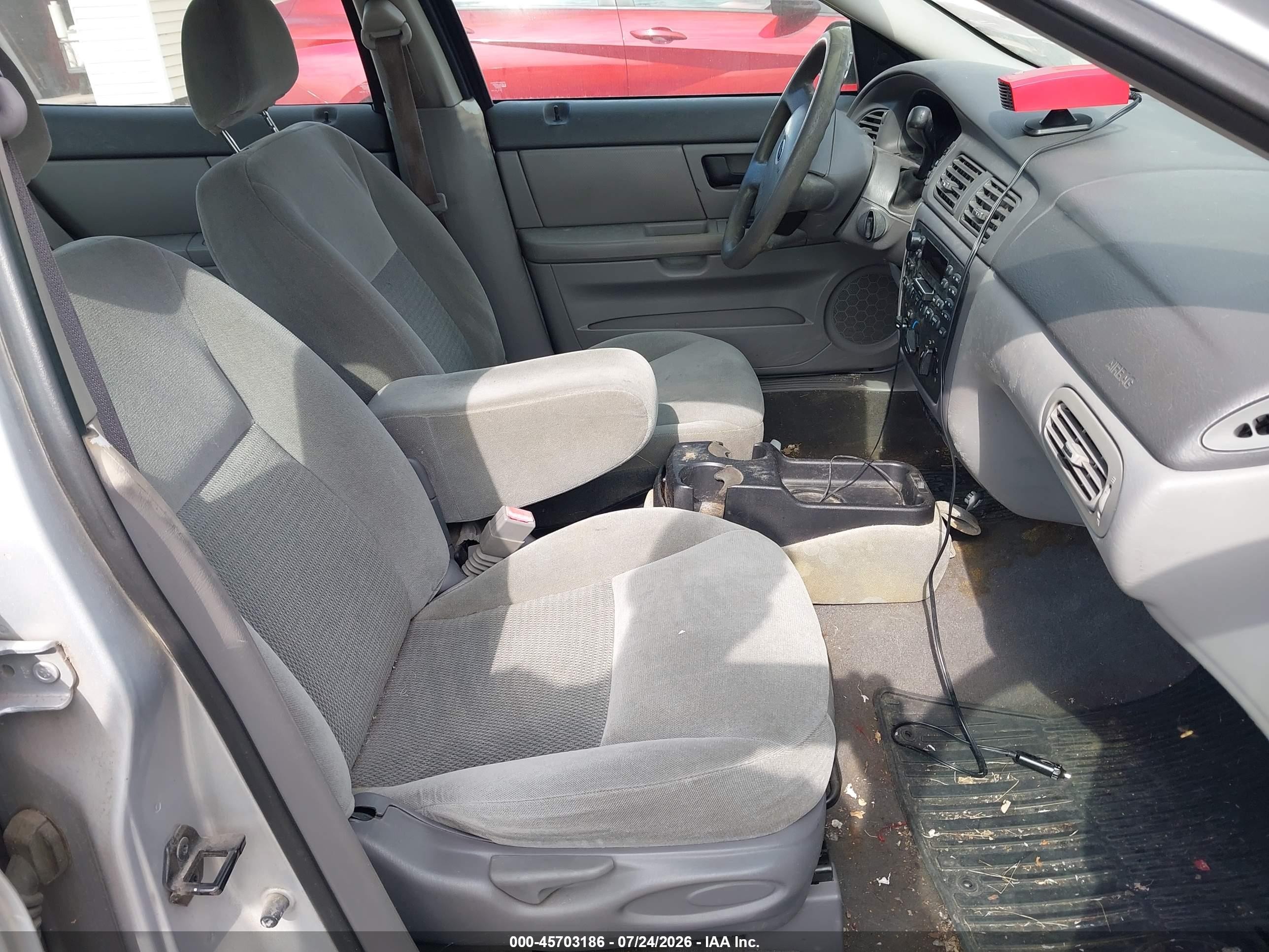 2007 Ford Taurus Se Silver vin: 1FAFP53UX7A213839