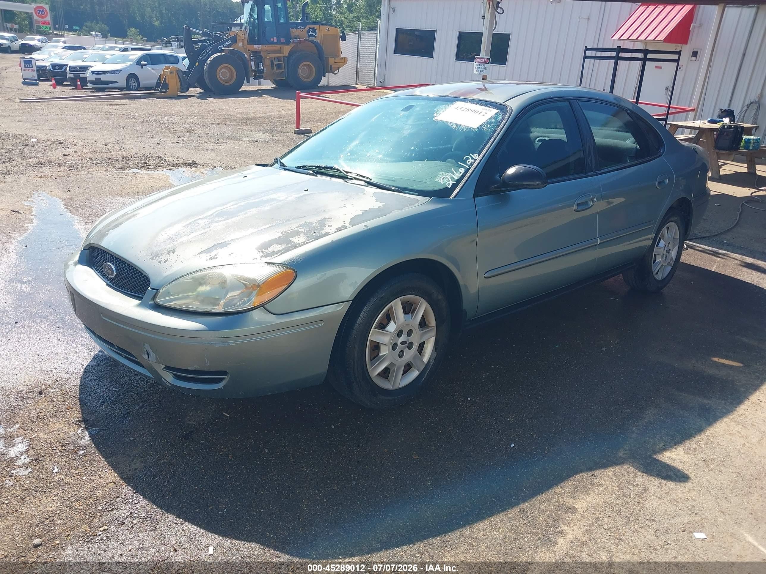 2007 Ford Taurus Se Green vin: 1FAFP53UX7A216126