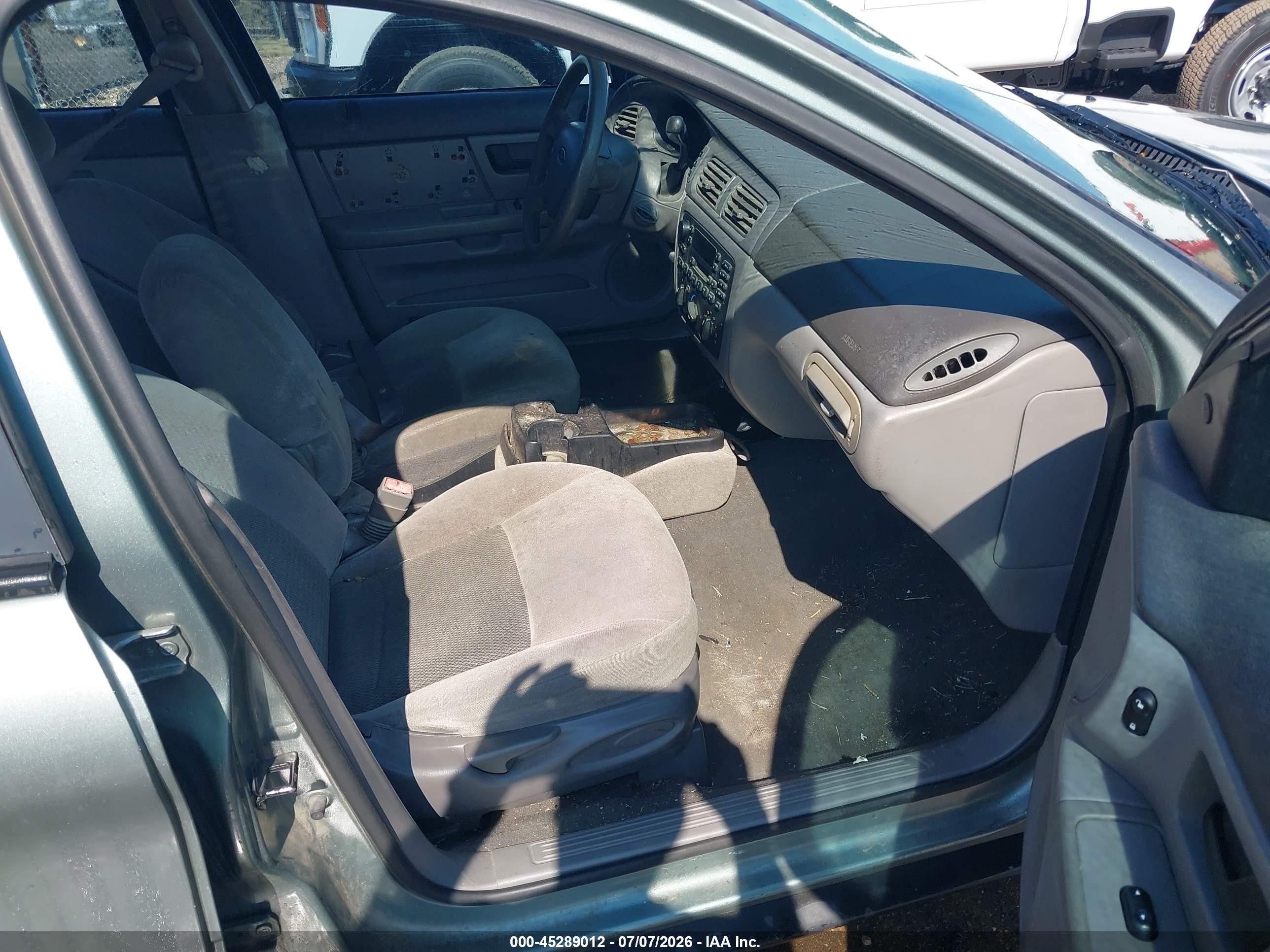 2007 Ford Taurus Se Green vin: 1FAFP53UX7A216126