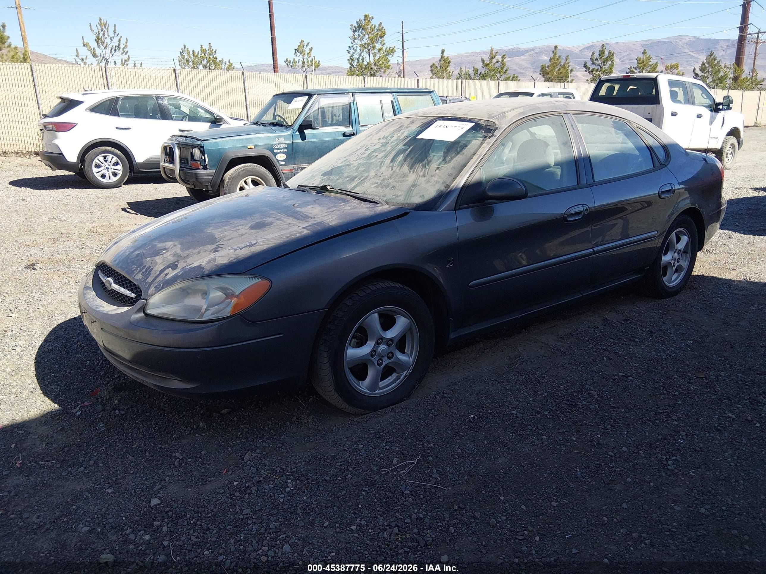 2002 Ford Taurus Ses Standard Silver vin: 1FAFP55212G258749