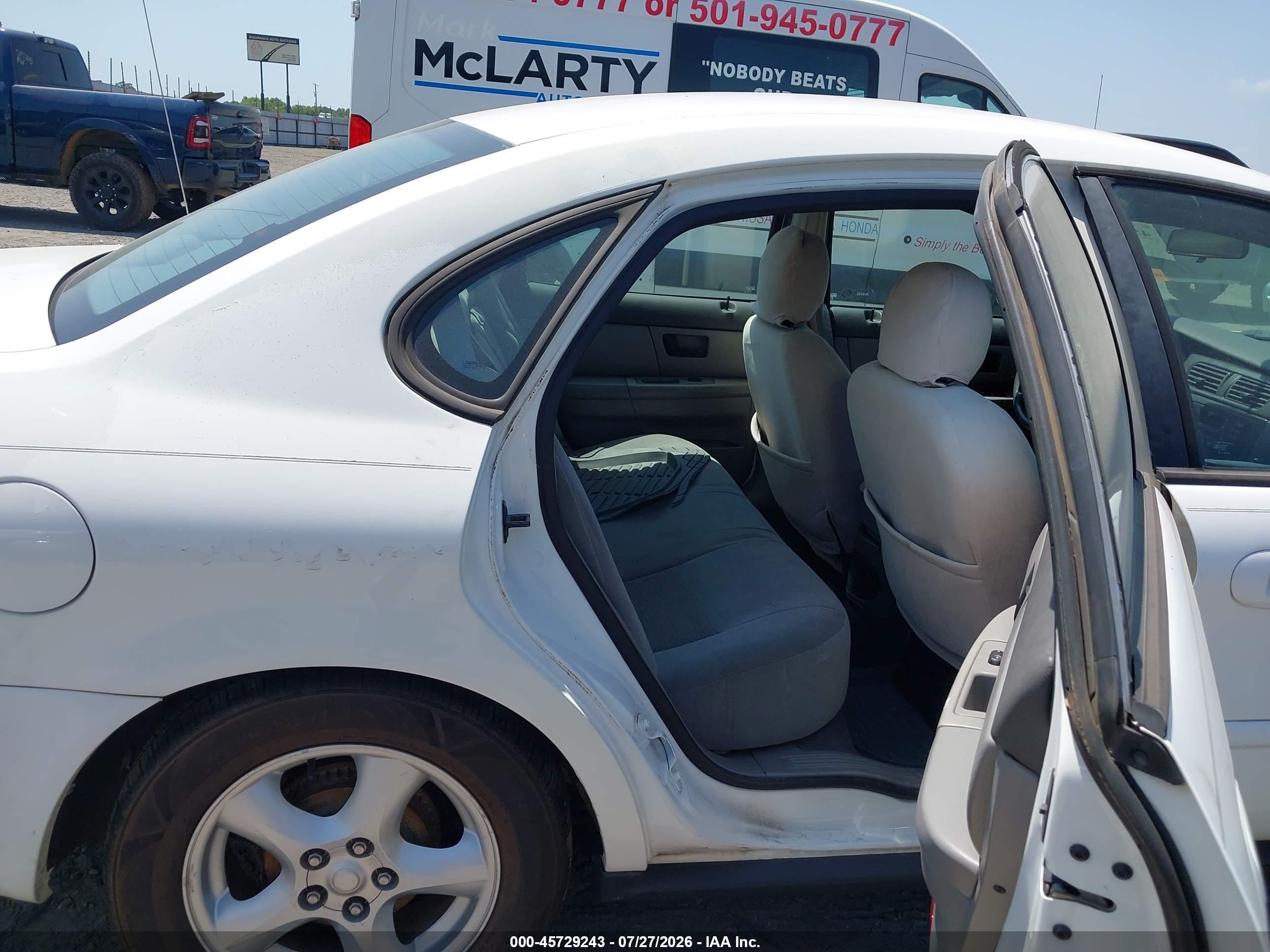 2003 Ford Taurus Ses White vin: 1FAFP55213G191698