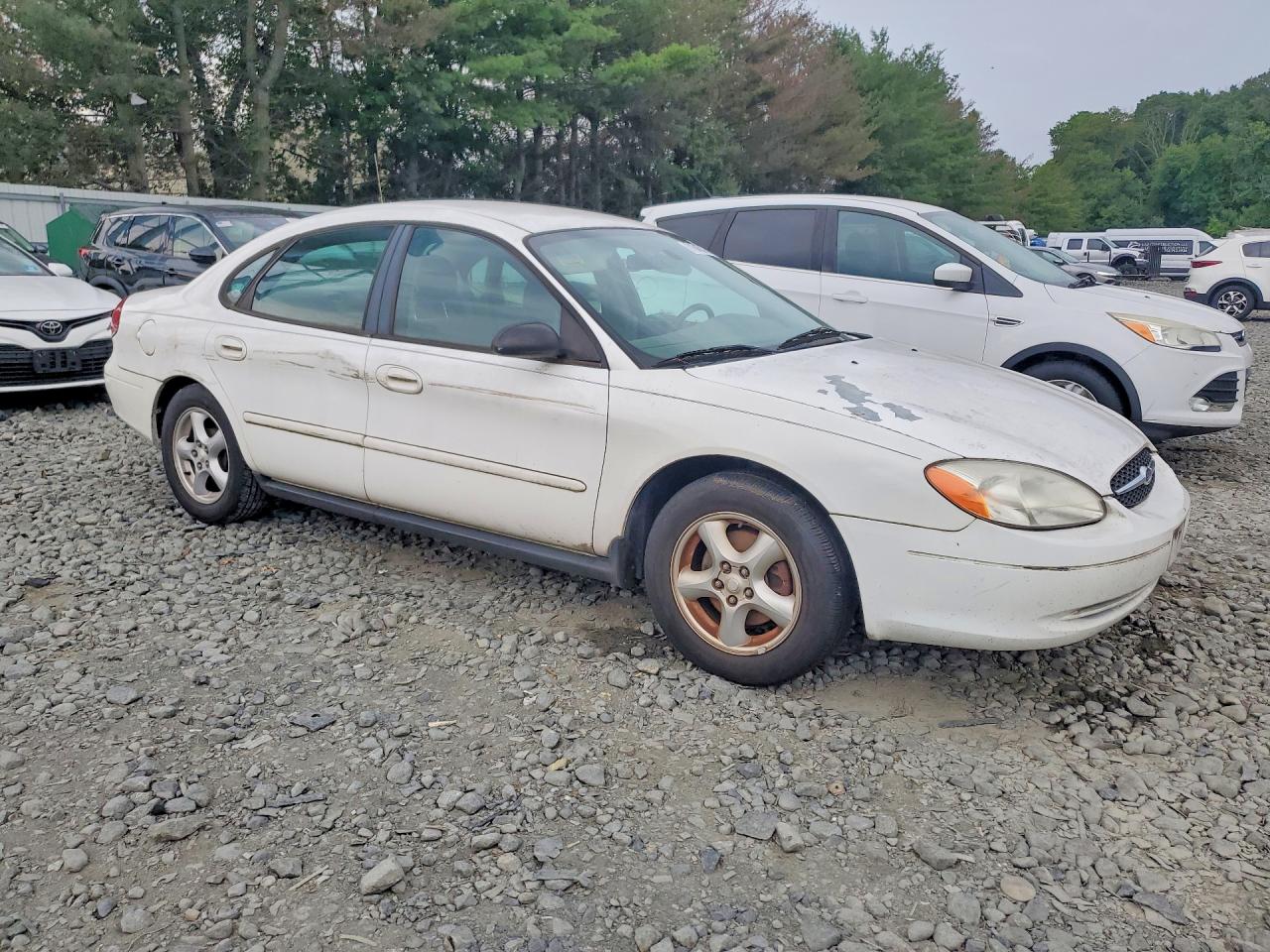 2003 Ford Taurus Ses White vin: 1FAFP55213G229642