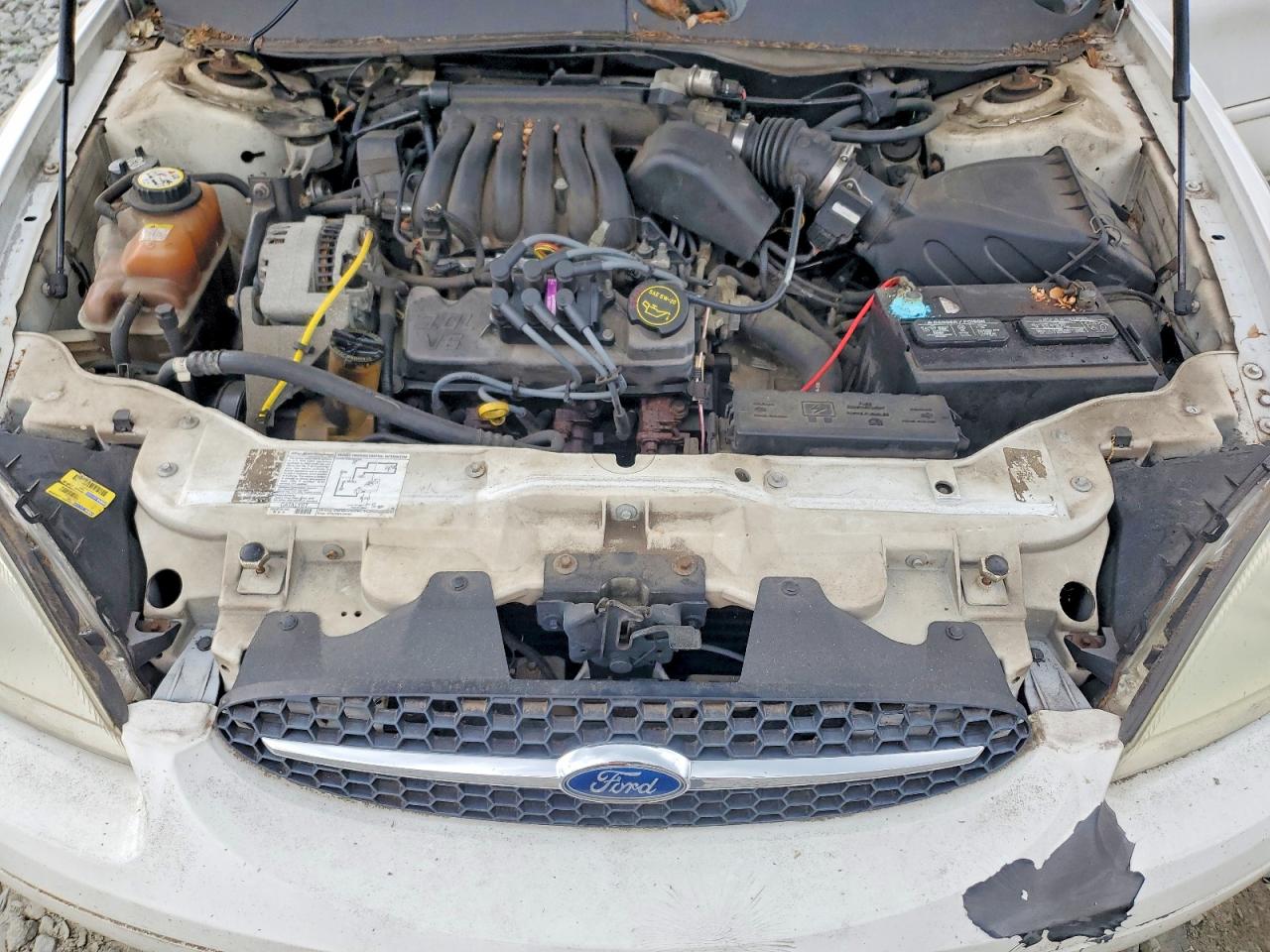 2003 Ford Taurus Ses White vin: 1FAFP55213G229642
