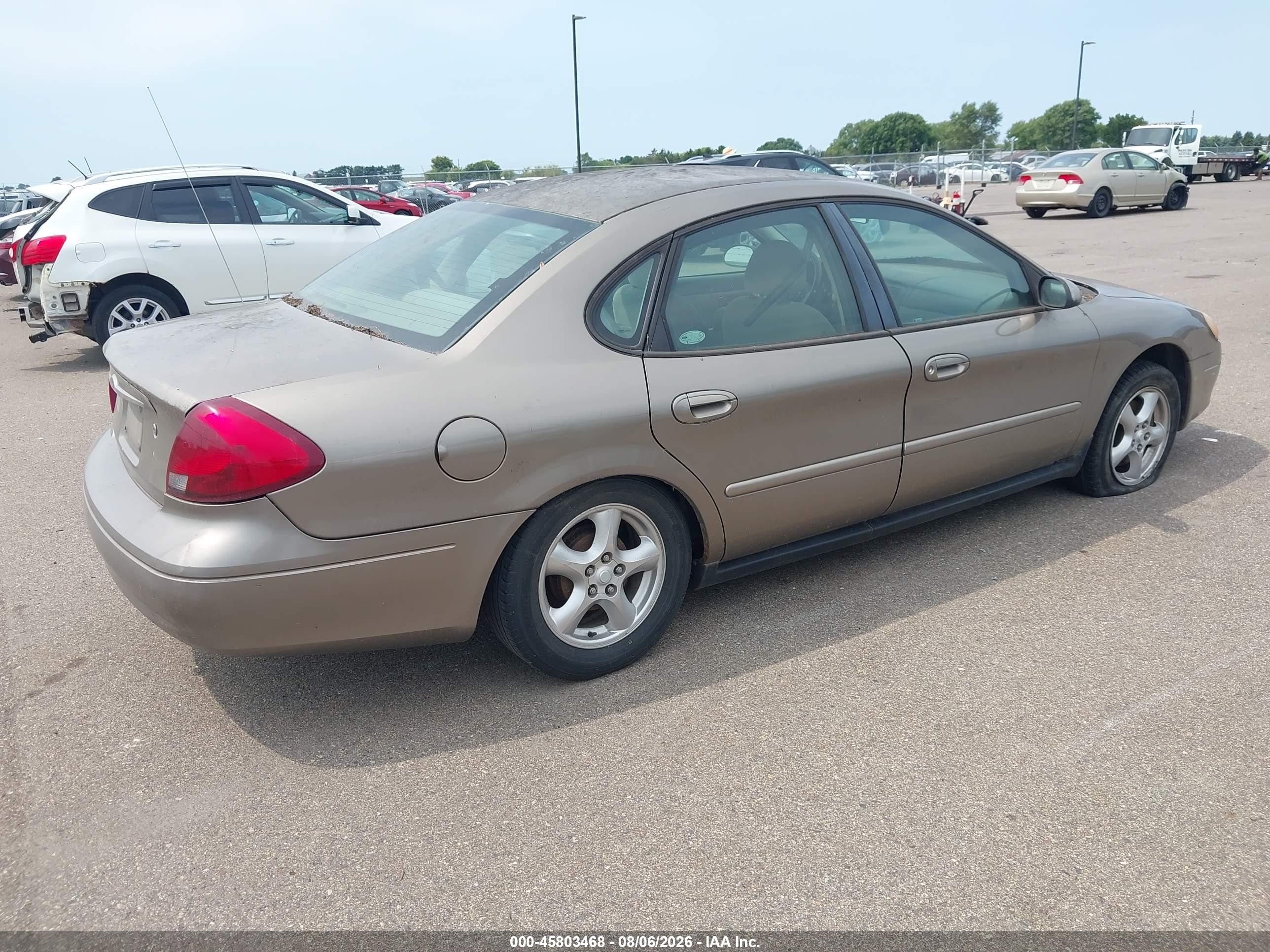 2002 Ford Taurus Ses Standard Beige vin: 1FAFP55222A268824