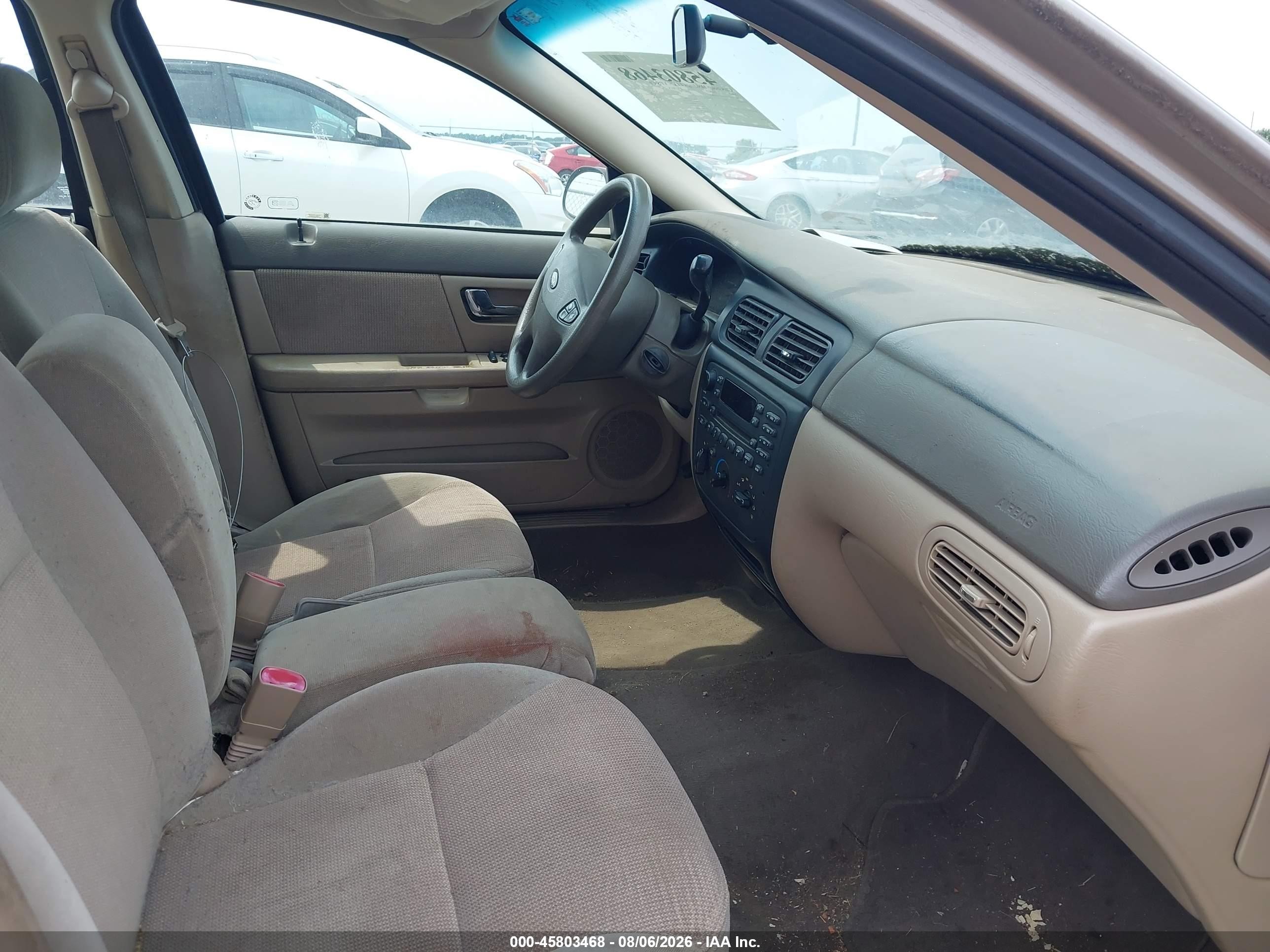 2002 Ford Taurus Ses Standard Beige vin: 1FAFP55222A268824