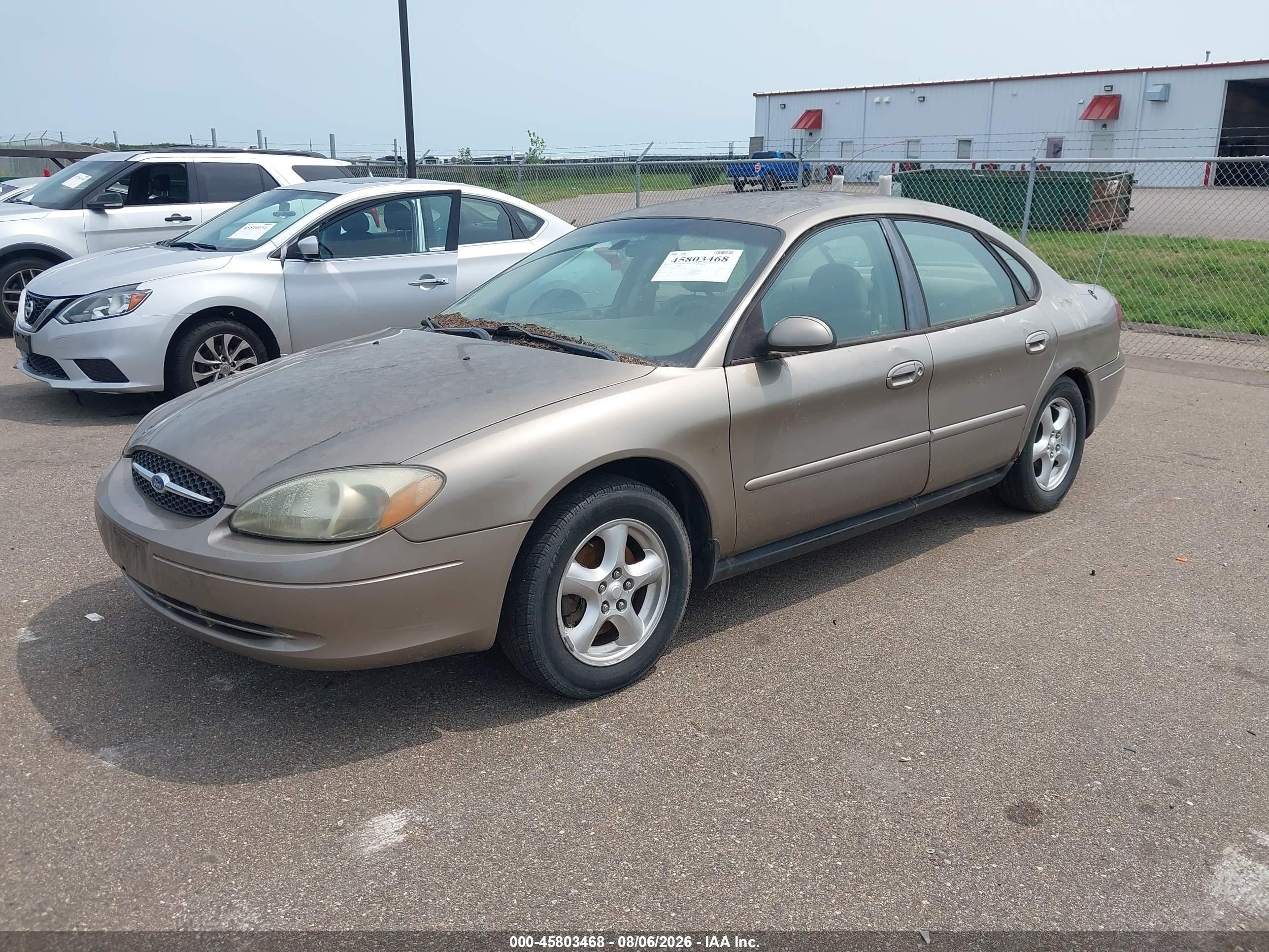 2002 Ford Taurus Ses Standard Beige vin: 1FAFP55222A268824