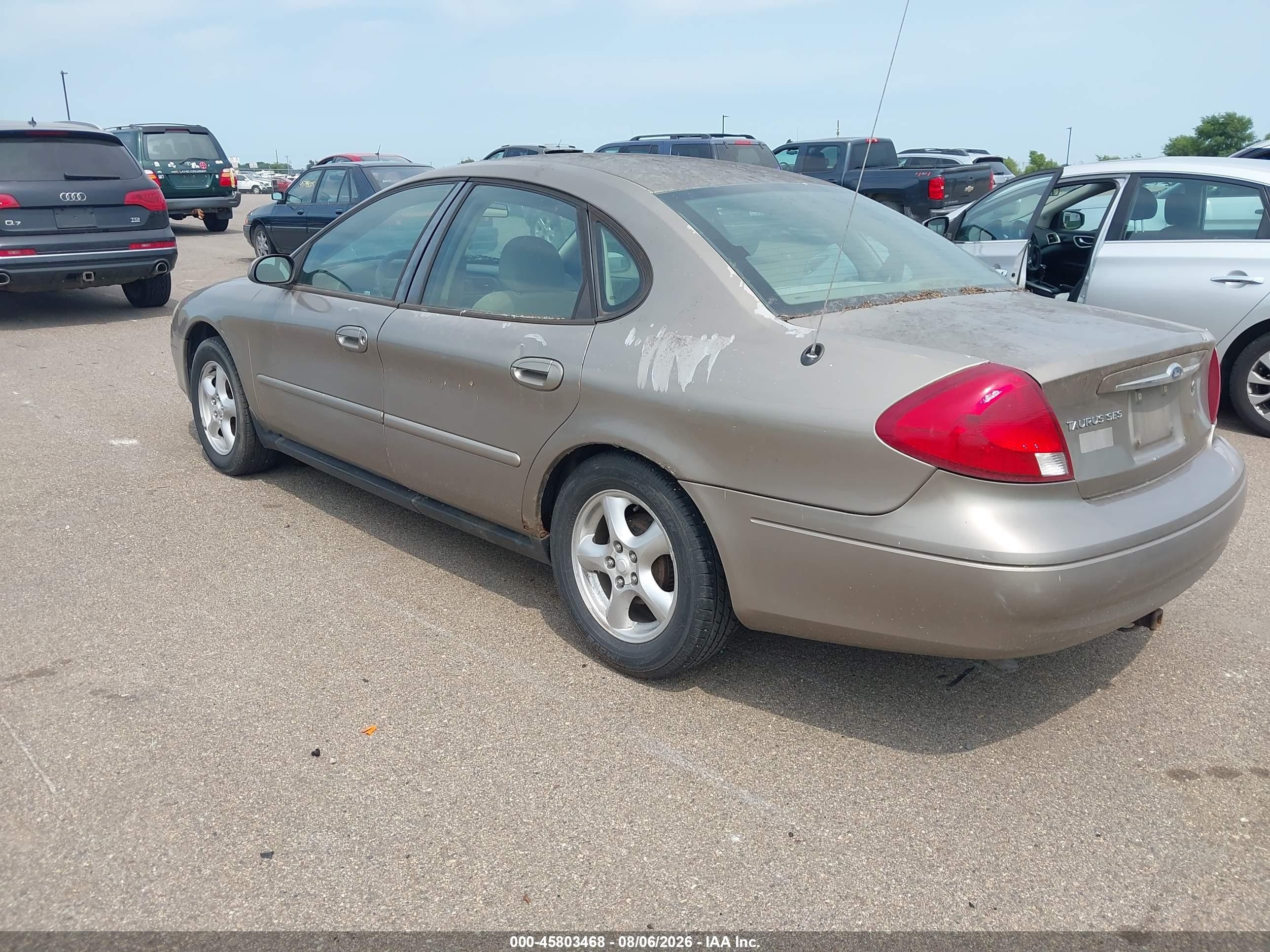 2002 Ford Taurus Ses Standard Beige vin: 1FAFP55222A268824