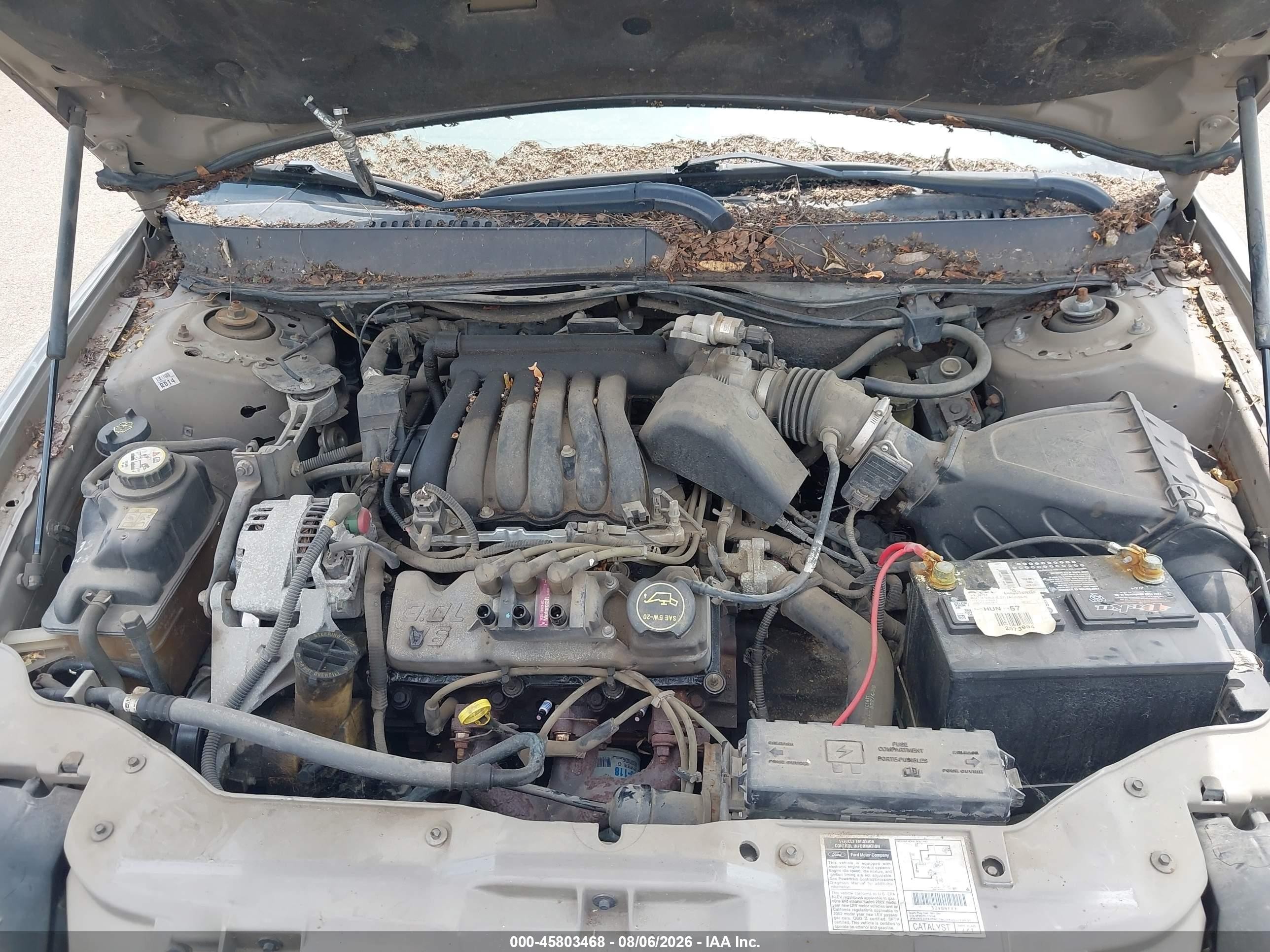 2002 Ford Taurus Ses Standard Beige vin: 1FAFP55222A268824