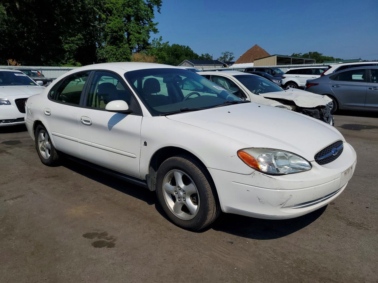 2001 Ford Taurus Ses White vin: 1FAFP55231G243801