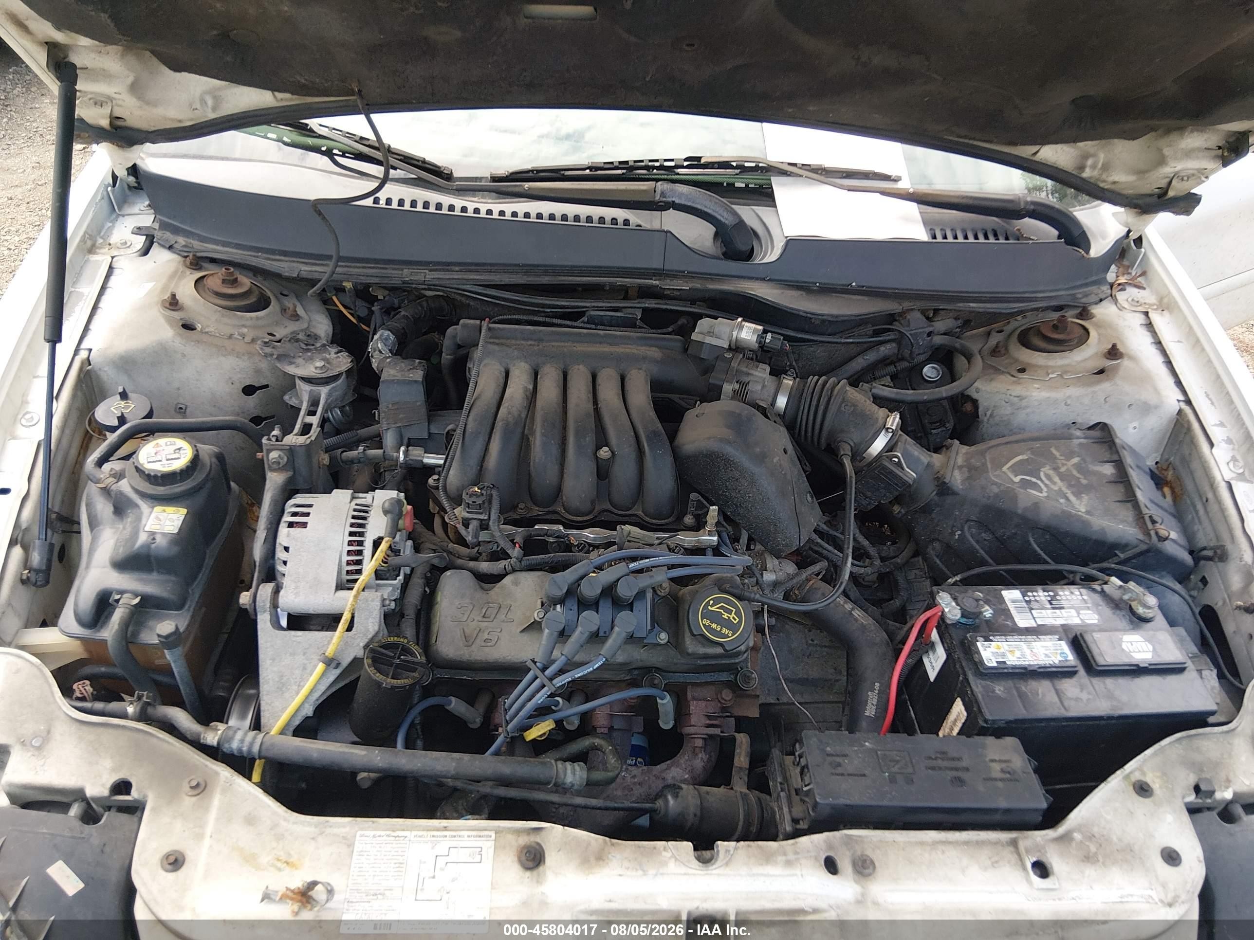 2003 Ford Taurus Ses White vin: 1FAFP55253G137658