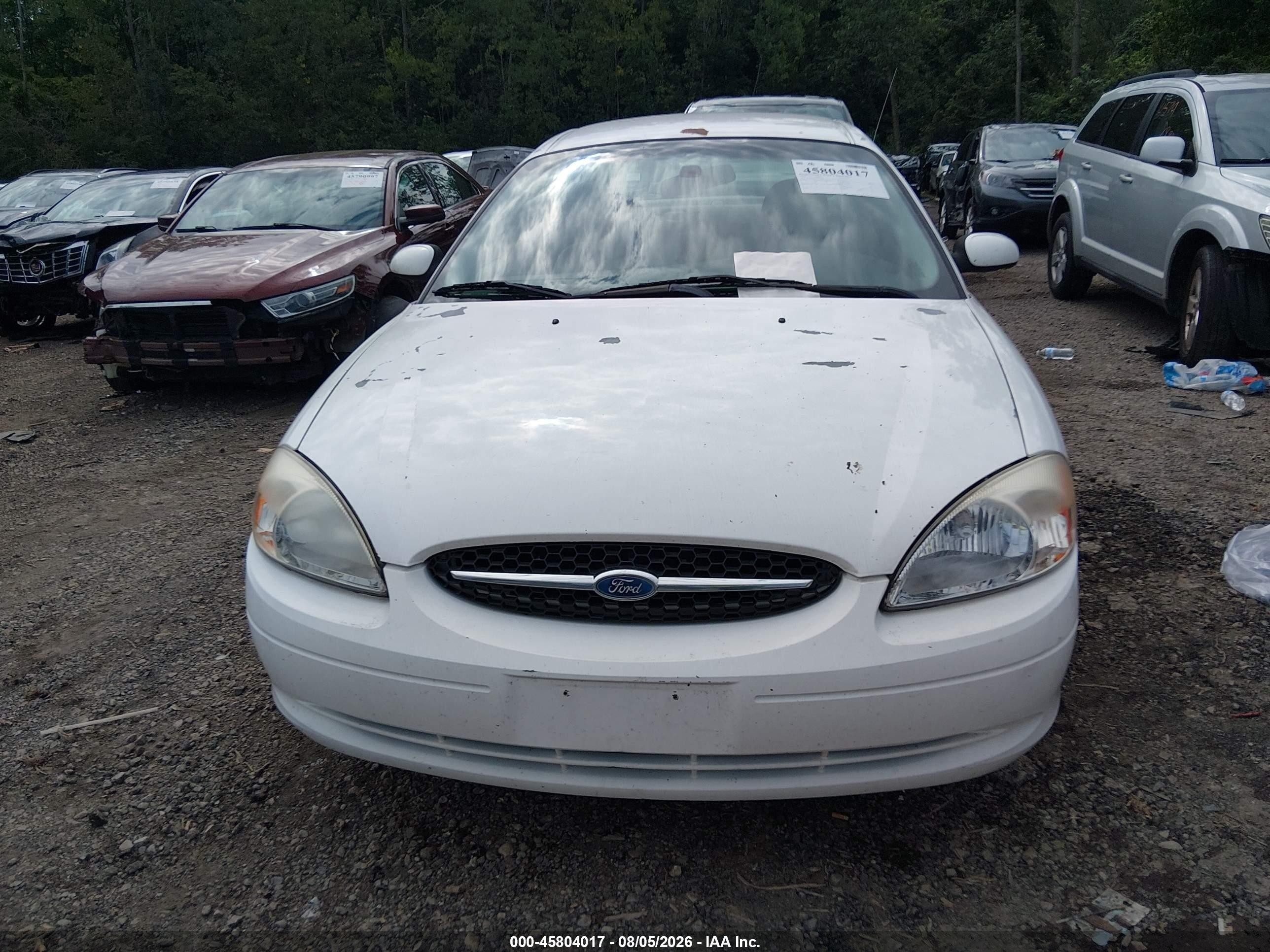 2003 Ford Taurus Ses White vin: 1FAFP55253G137658