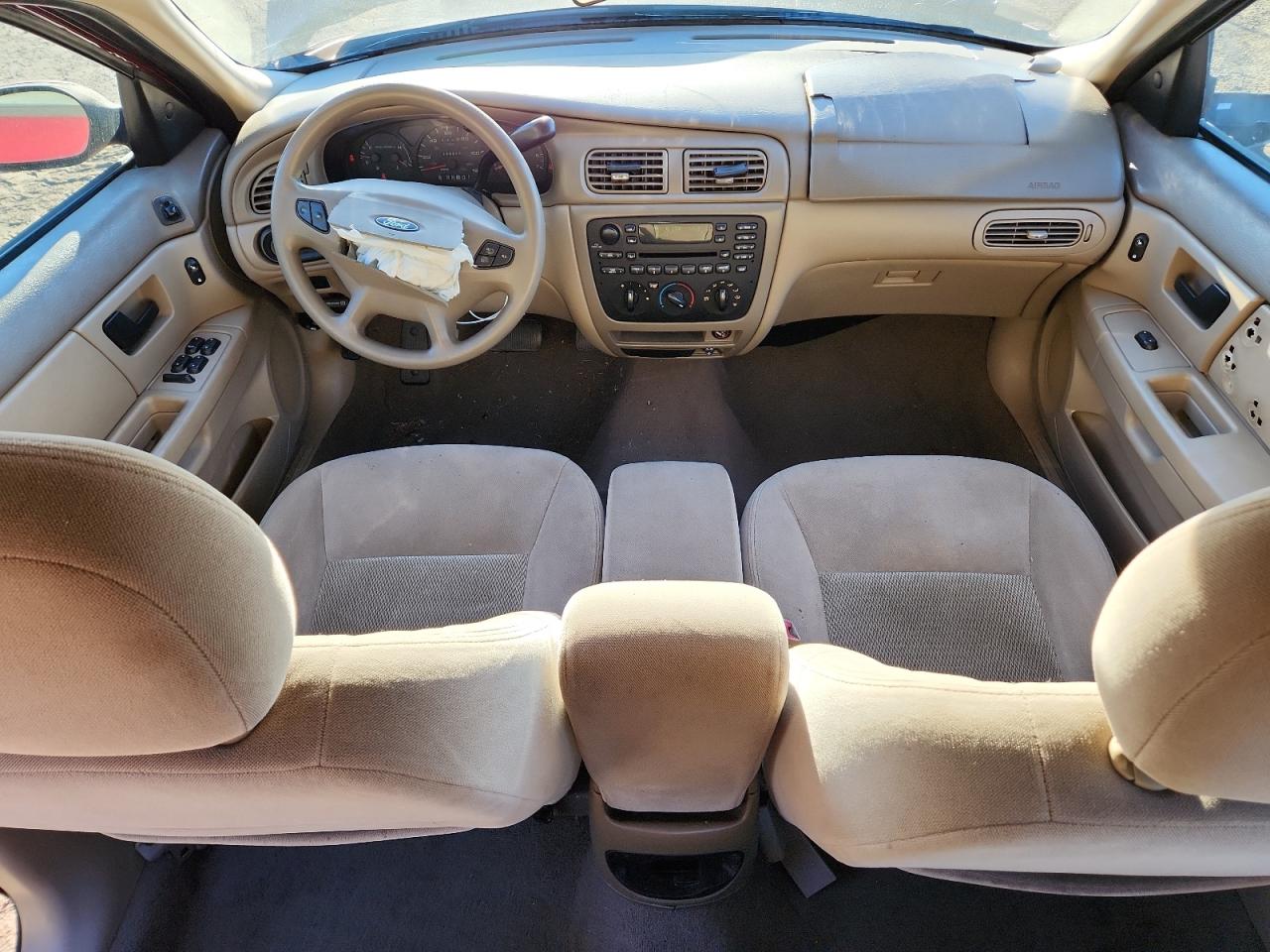 2003 Ford Taurus Ses Red vin: 1FAFP55263A208675