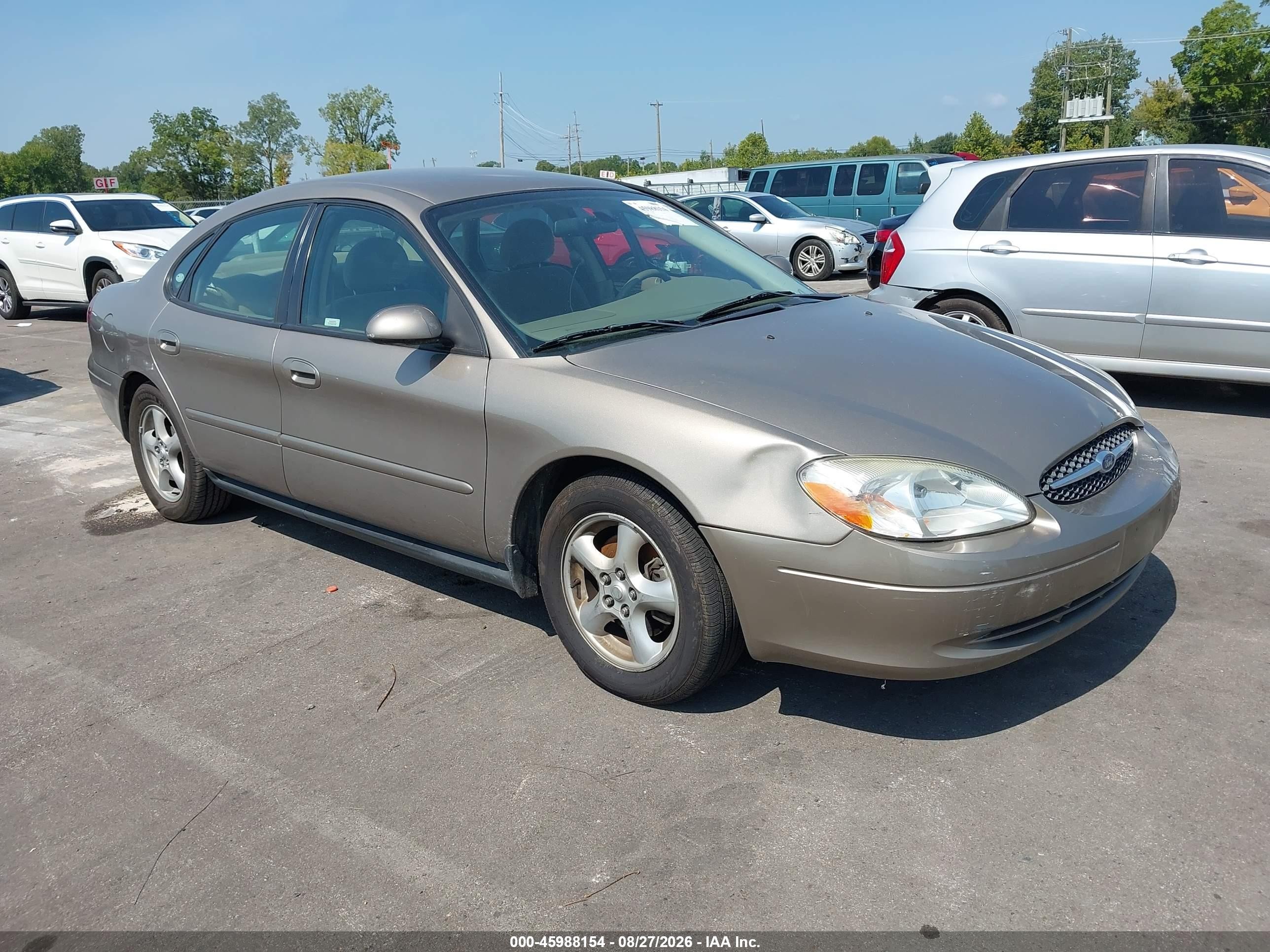 2003 Ford Taurus Ses Коричневый vin: 1FAFP55263G227501