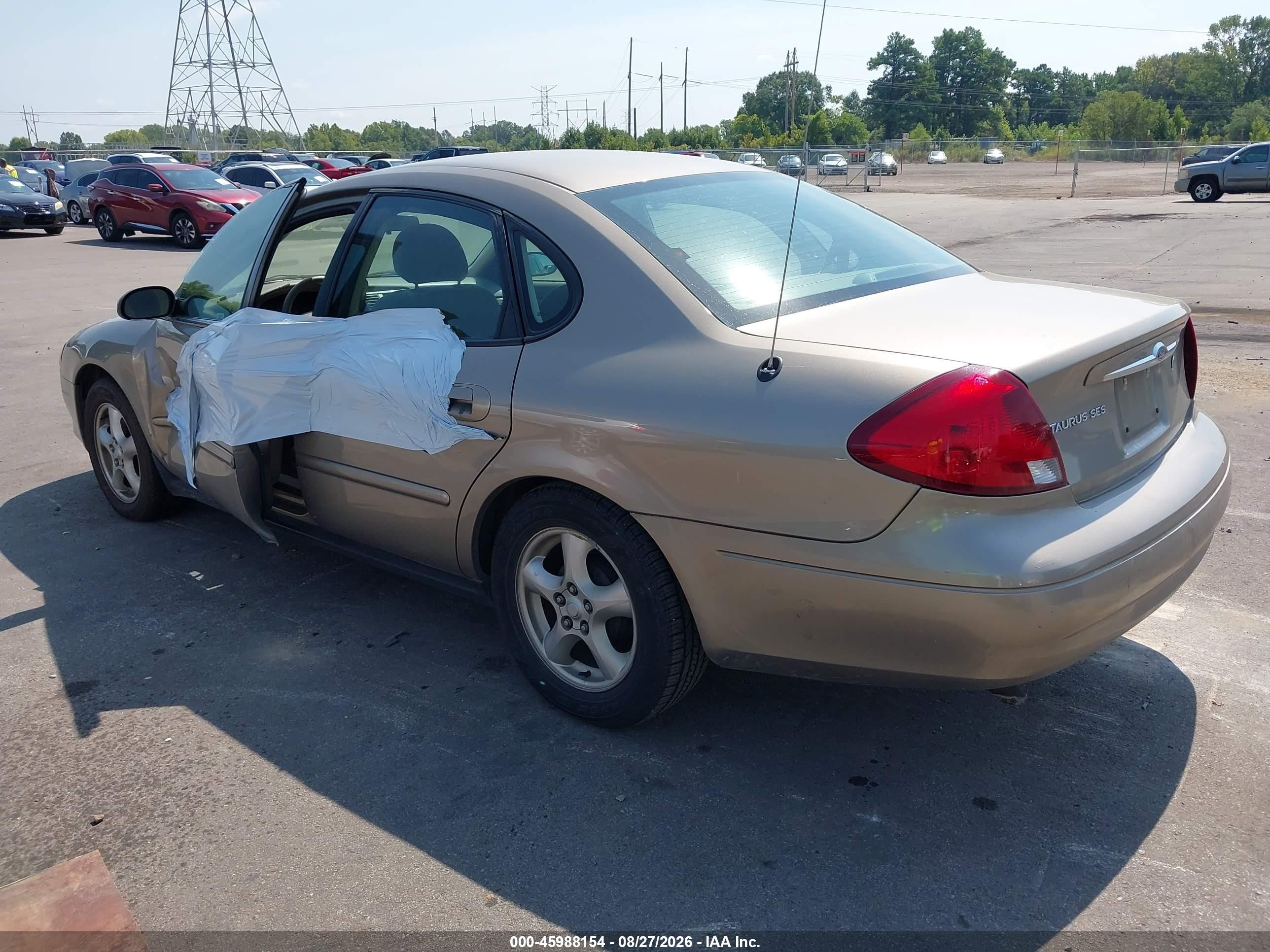 2003 Ford Taurus Ses Коричневый vin: 1FAFP55263G227501