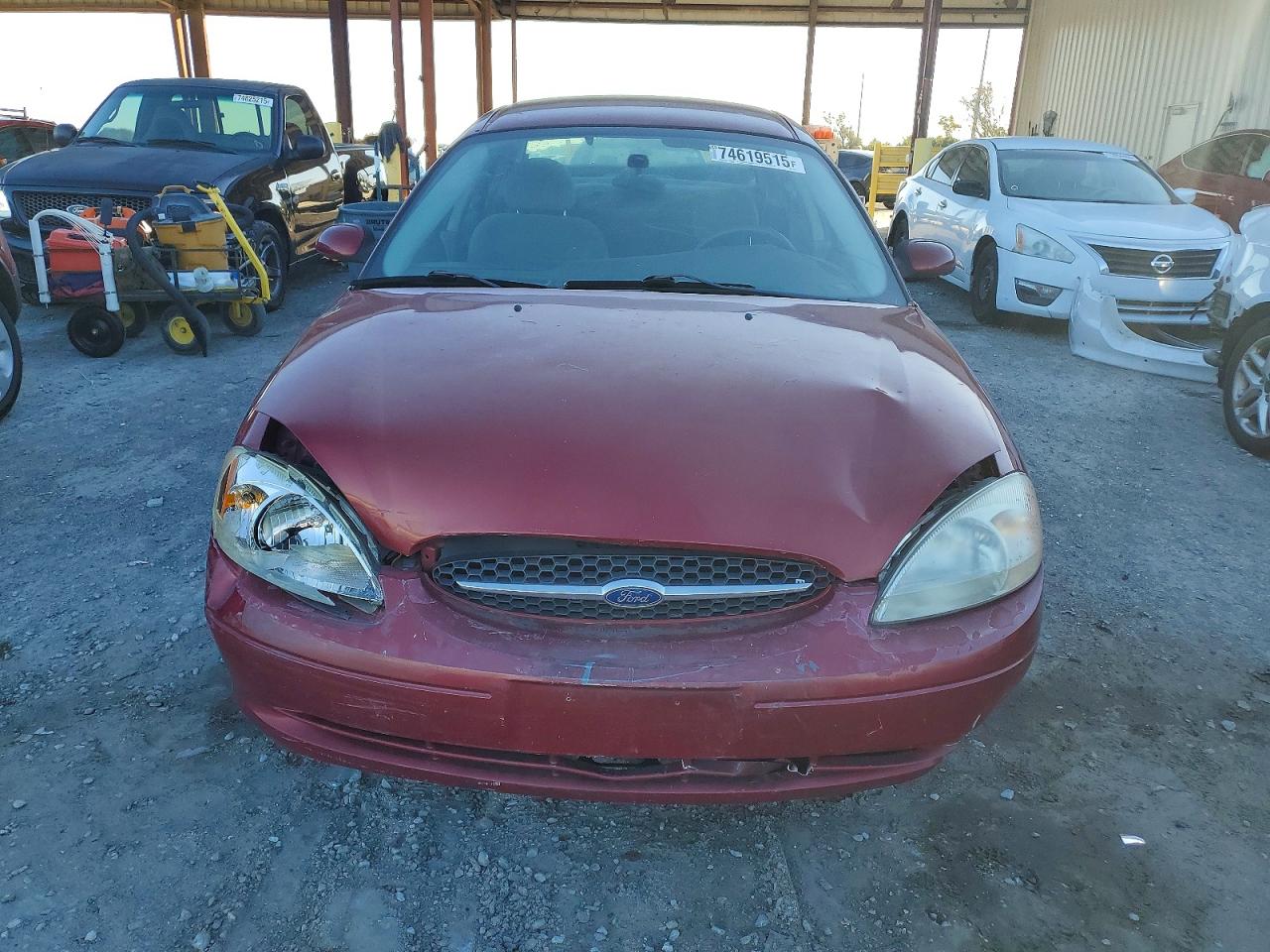 2003 Ford Taurus Ses Burgundy vin: 1FAFP55263G236280