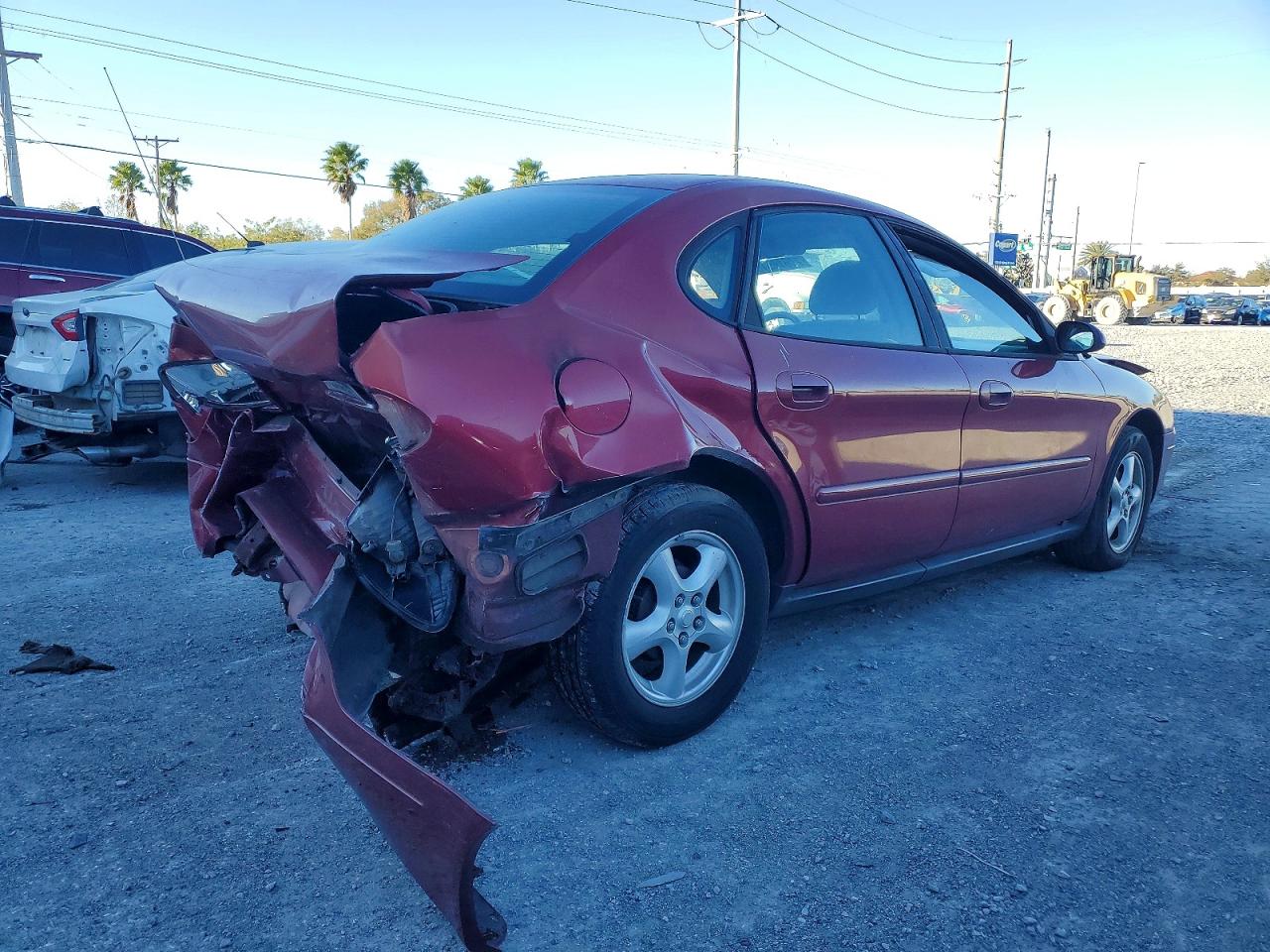 2003 Ford Taurus Ses Burgundy vin: 1FAFP55263G236280