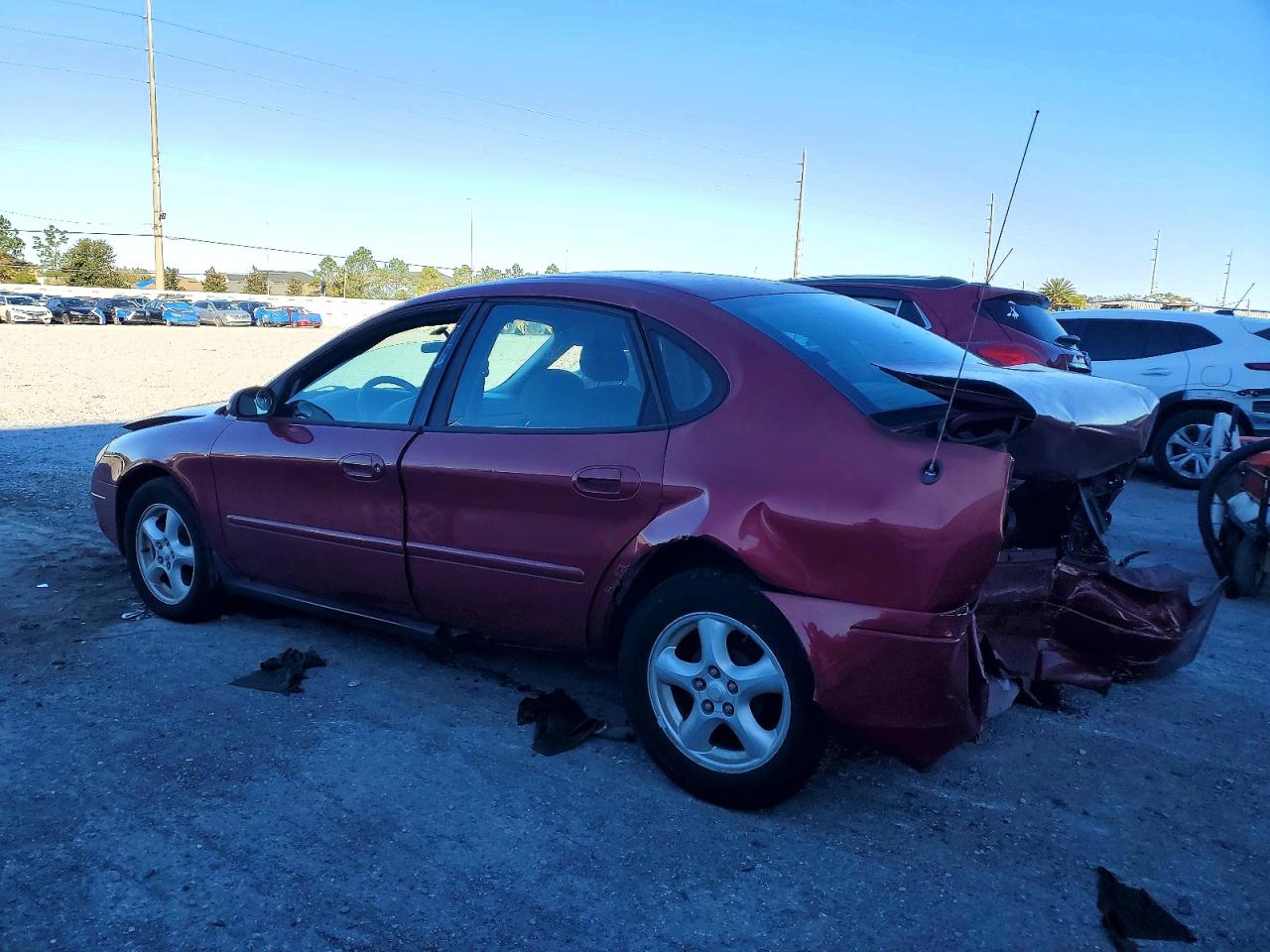 2003 Ford Taurus Ses Burgundy vin: 1FAFP55263G236280