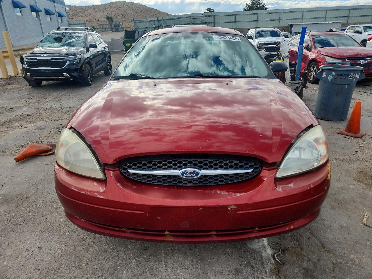 2001 Ford Taurus Ses Burgundy vin: 1FAFP55271G233210