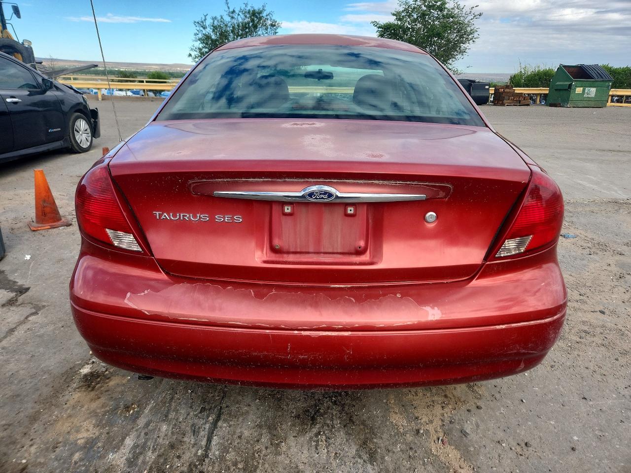 2001 Ford Taurus Ses Burgundy vin: 1FAFP55271G233210