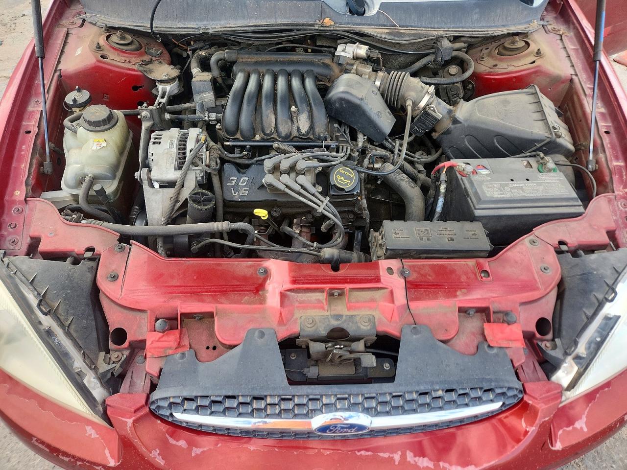2001 Ford Taurus Ses Burgundy vin: 1FAFP55271G233210