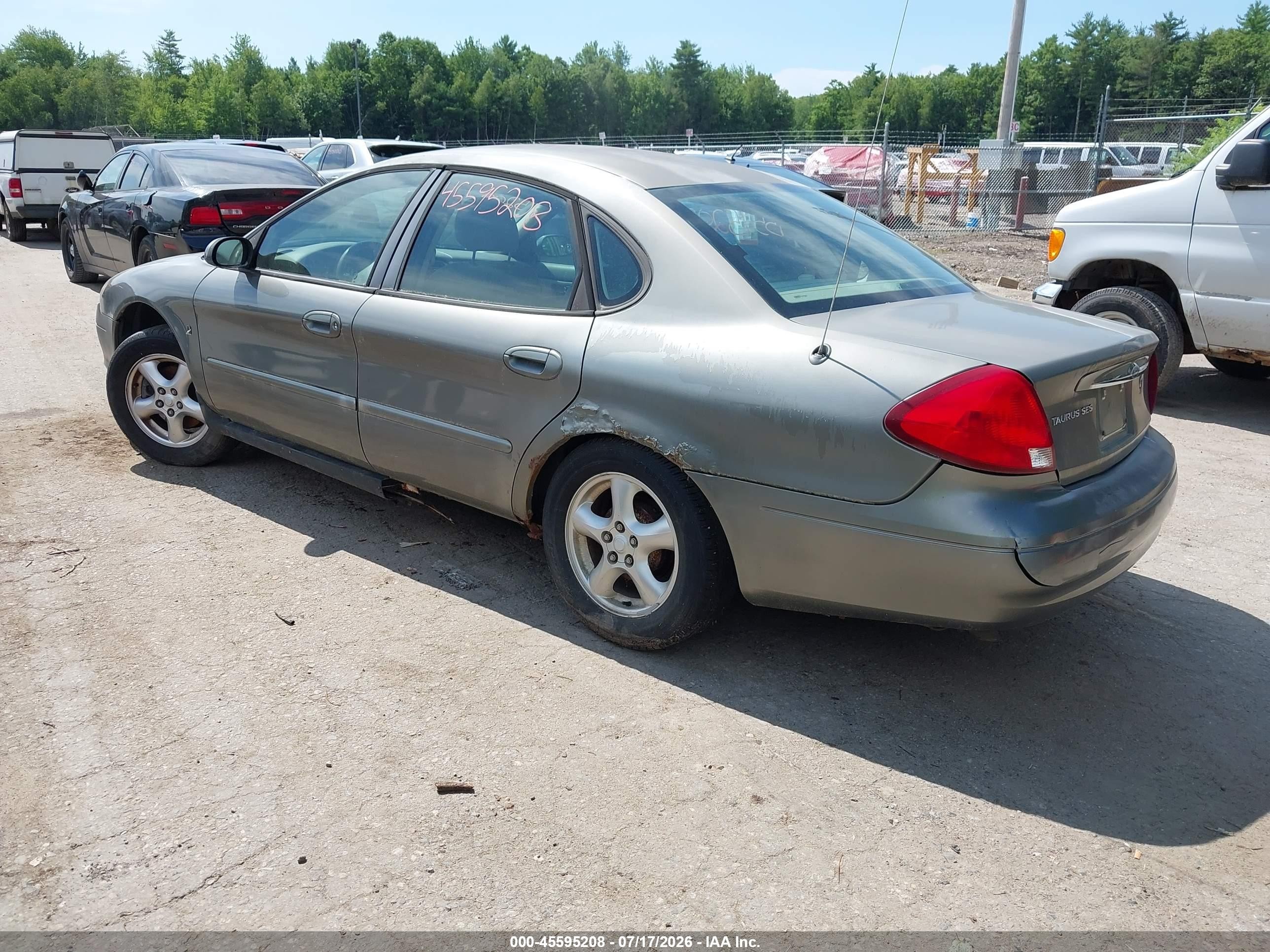 2002 Ford Taurus Ses Standard Gray vin: 1FAFP55272A224883