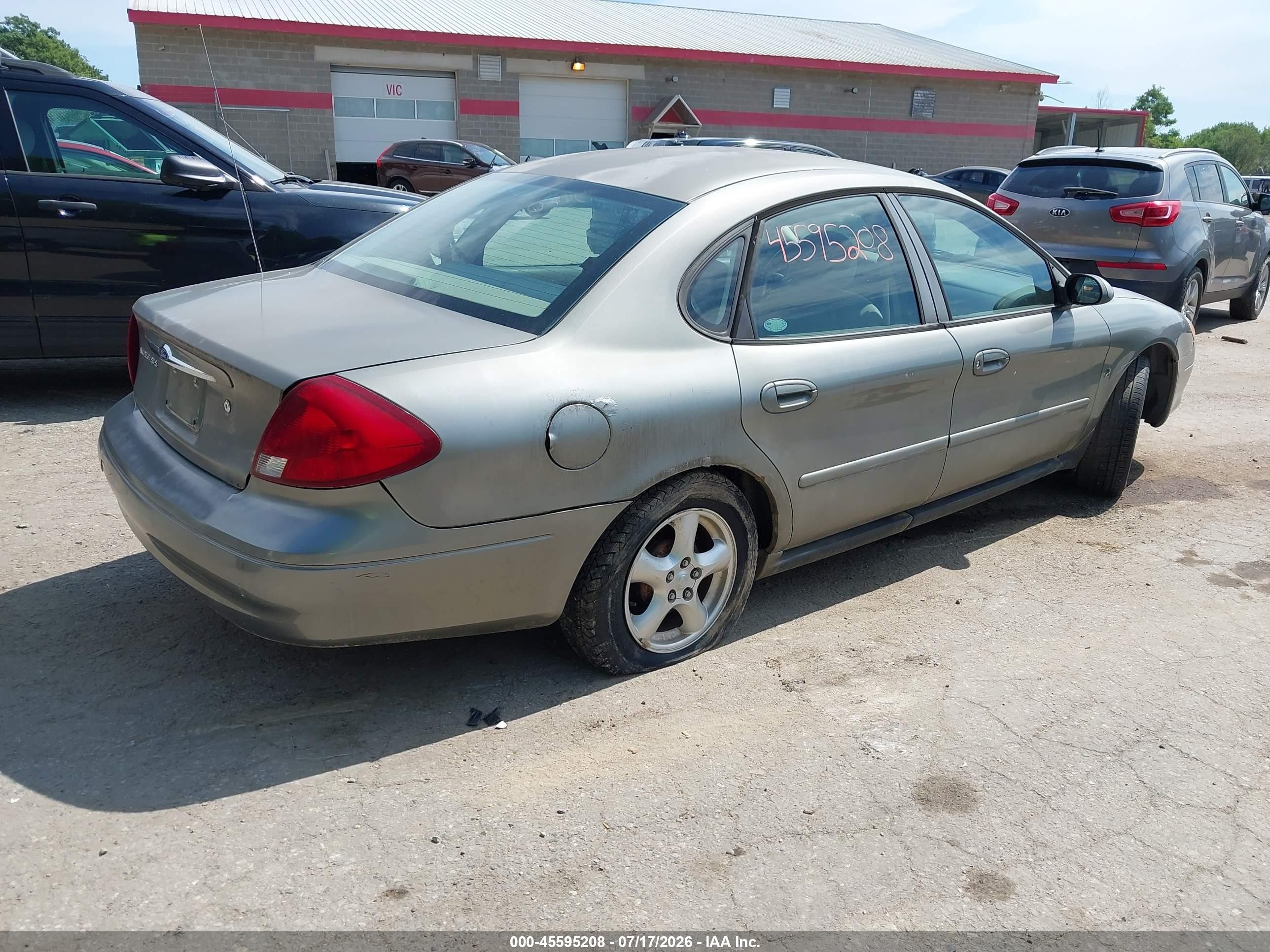 2002 Ford Taurus Ses Standard Gray vin: 1FAFP55272A224883